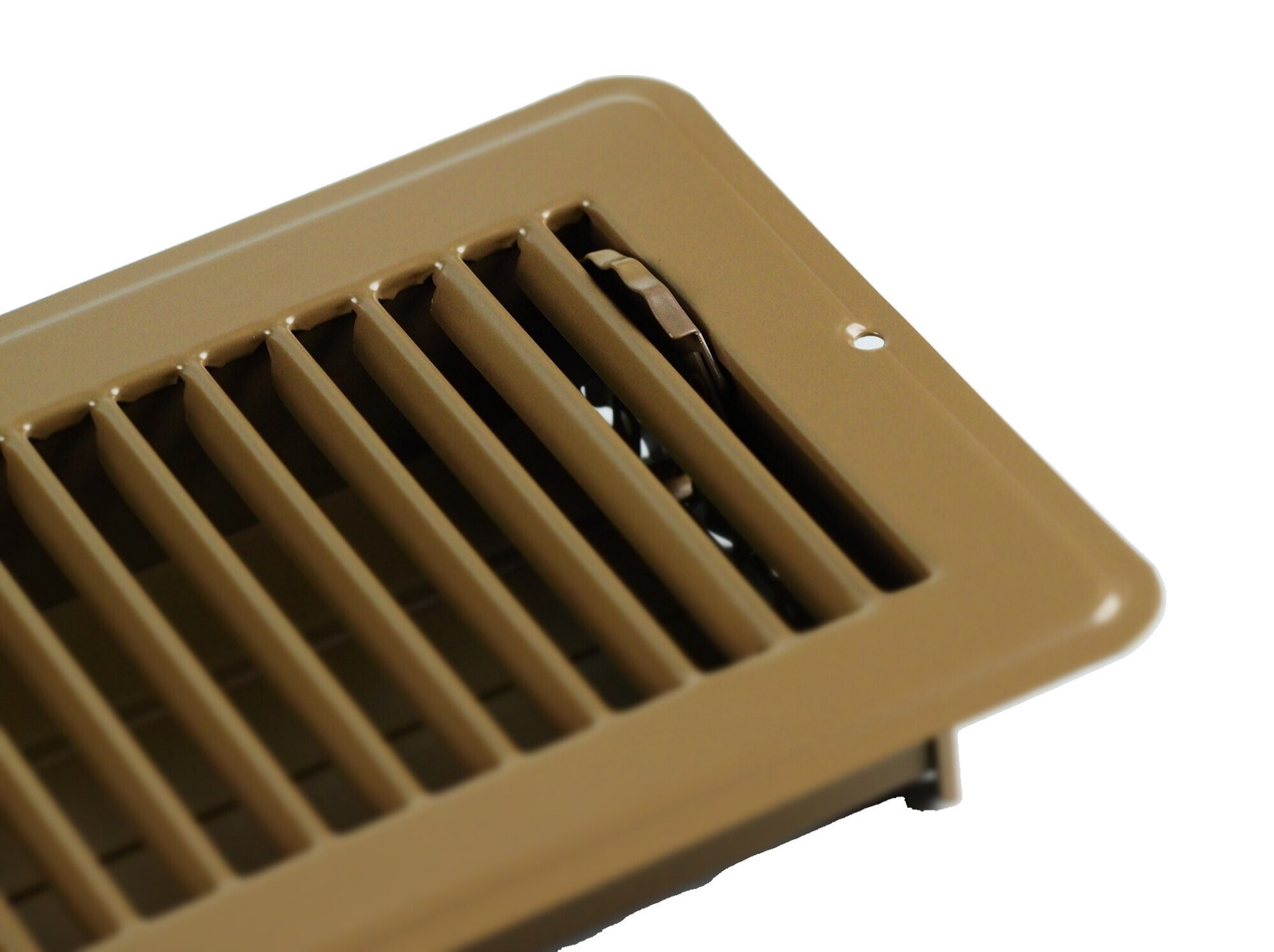 slide 6 of 6, RELIABILT 4-in x 10-in Steel Brown Floor Register, 1 ct