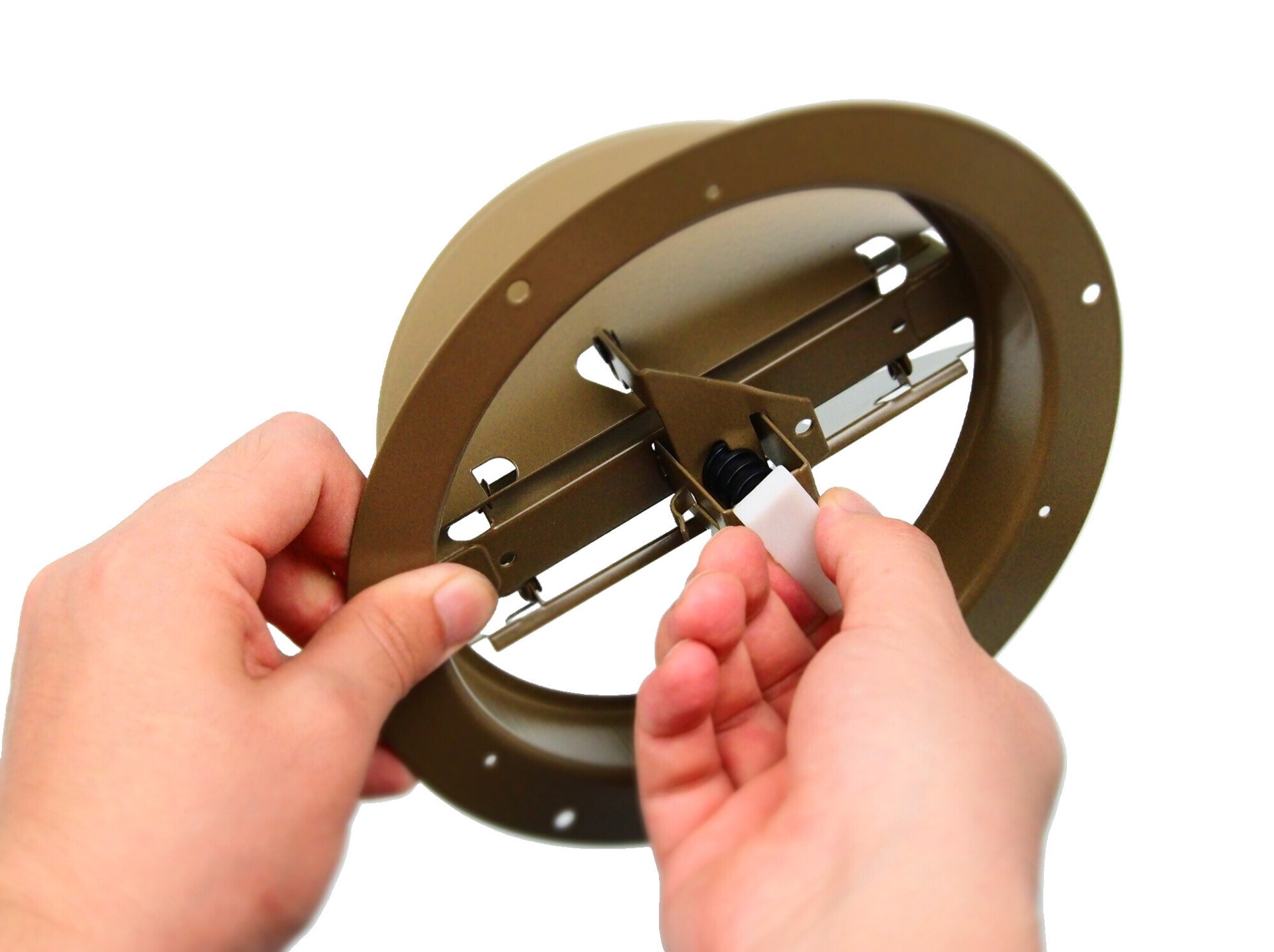 slide 6 of 6, RELIABILT 8-in dia Galvanized steel Butterfly damper, 1 ct