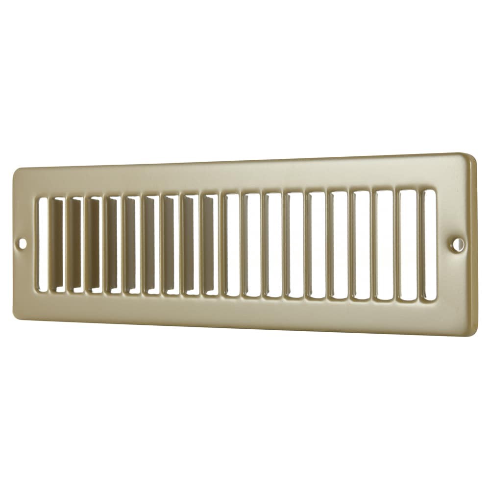 slide 2 of 6, RELIABILT 10-in x 2-in Steel Brown Toe space Grille, 1 ct