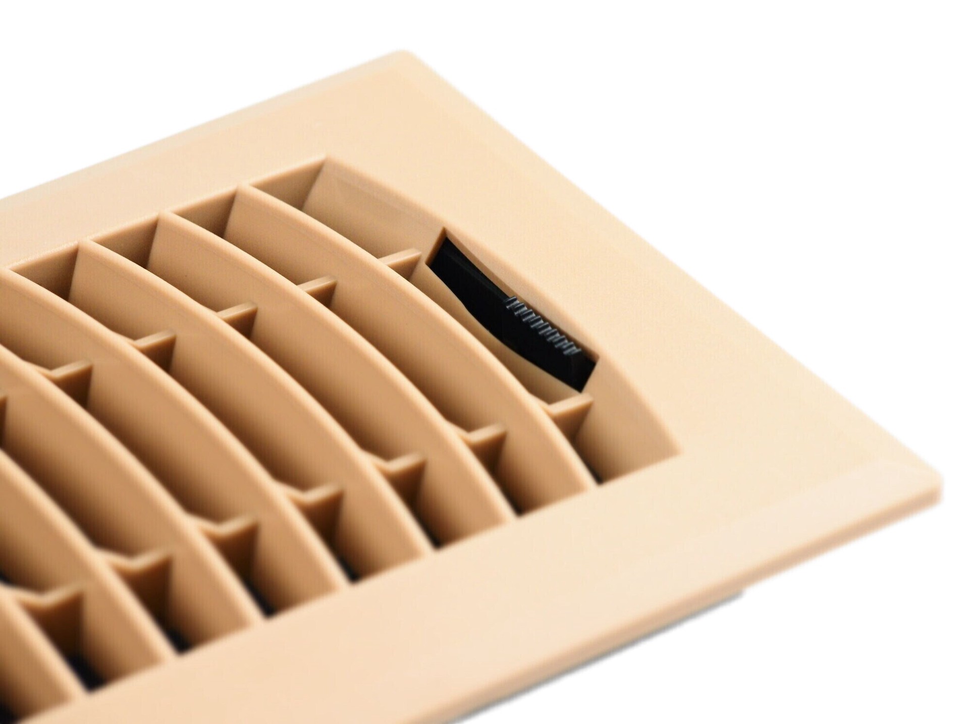 slide 6 of 6, RELIABILT 4-in x 10-in ABS resin Taupe Floor Register, 1 ct