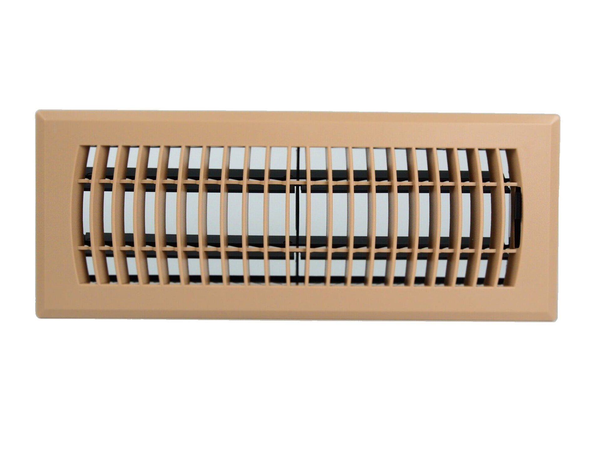 slide 2 of 6, RELIABILT 4-in x 12-in ABS resin Taupe Floor Register, 1 ct