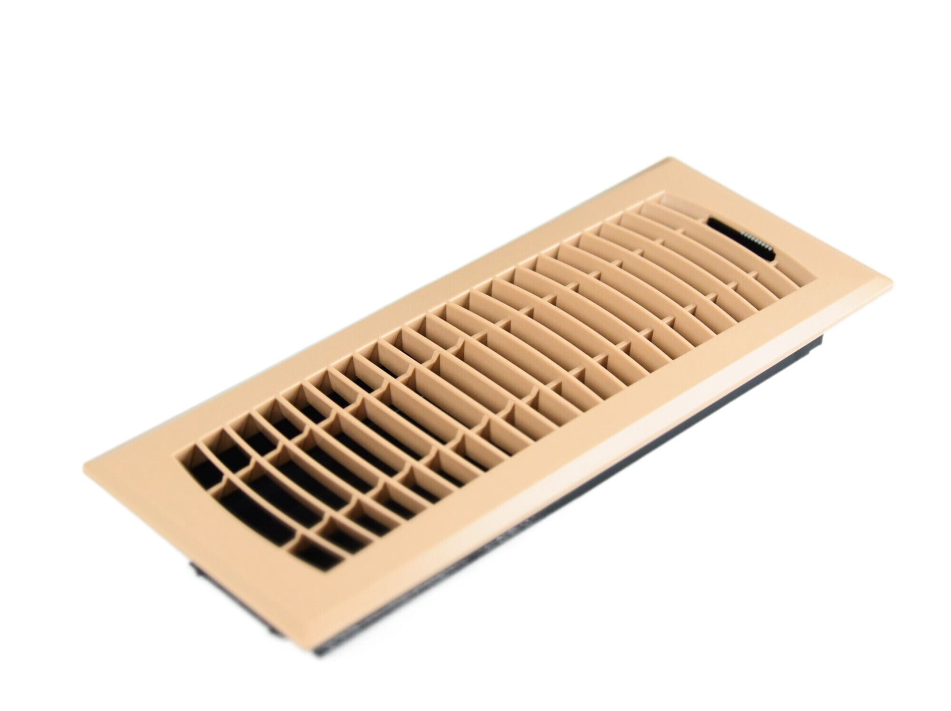 slide 4 of 6, RELIABILT 4-in x 12-in ABS resin Taupe Floor Register, 1 ct