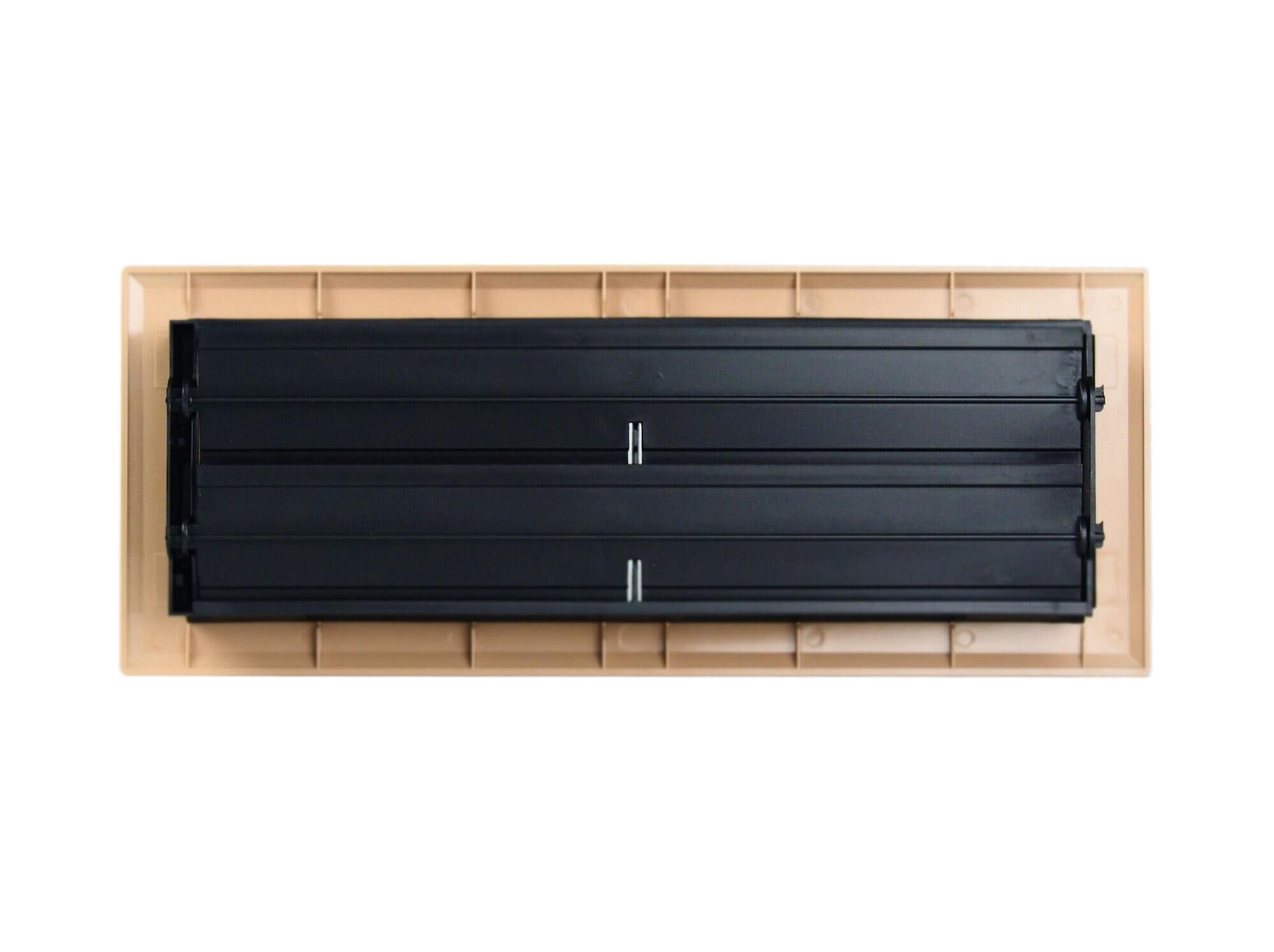 slide 5 of 6, RELIABILT 4-in x 12-in ABS resin Taupe Floor Register, 1 ct