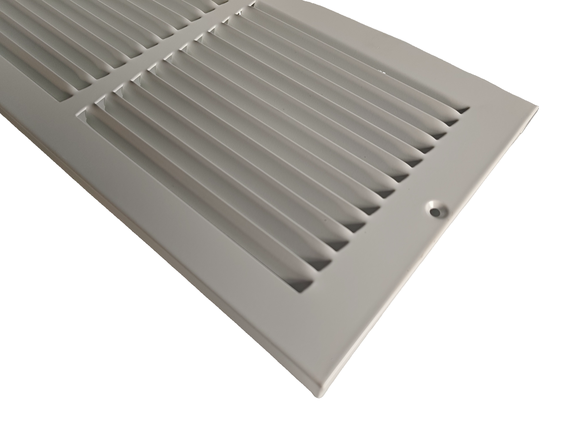 slide 5 of 6, RELIABILT 12-in x 6-in Steel White Baseboard grille ( Outside Width- 13.57-in ), 1 ct