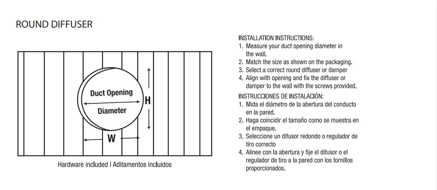 slide 3 of 6, RELIABILT 8-in x 8-in Step-down Steel Ceiling Diffuser in Whlte, 1 ct