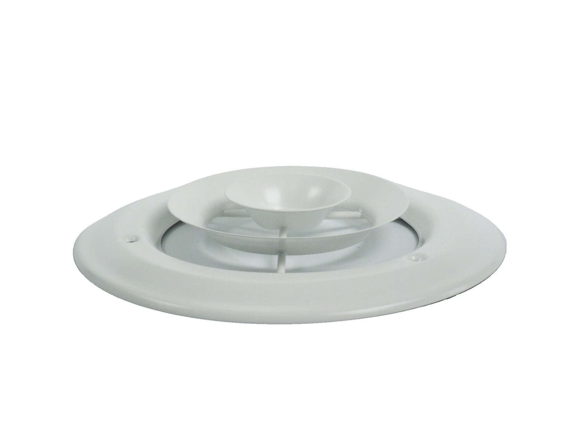 slide 4 of 6, RELIABILT 8-in x 8-in Step-down Steel Ceiling Diffuser in Whlte, 1 ct
