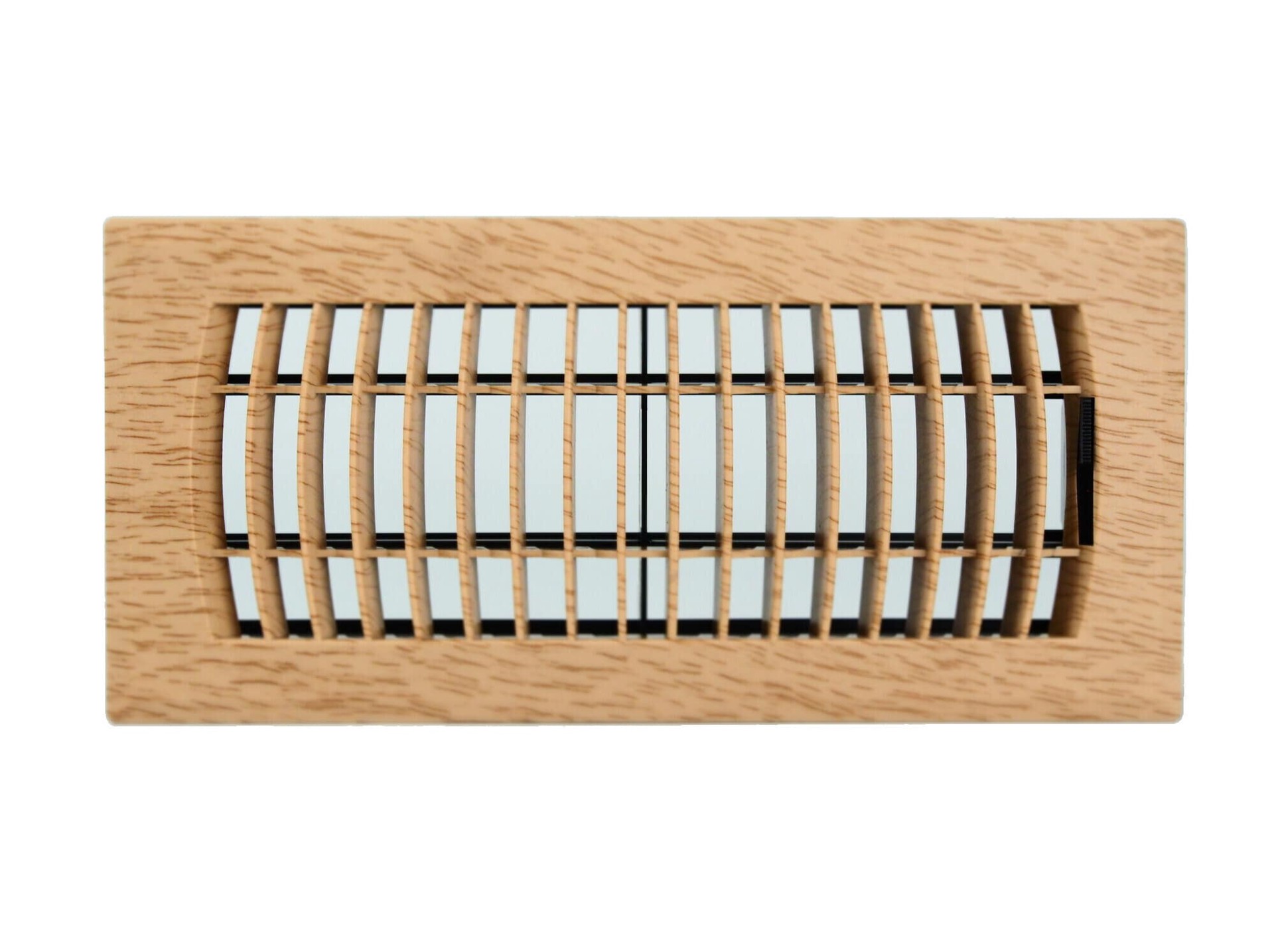 slide 2 of 6, allen + roth 4-in x 10-in ABS resin Oak Floor Register, 1 ct