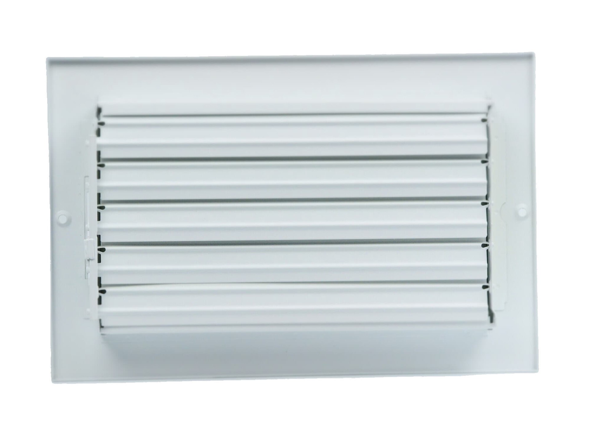 slide 4 of 6, RELIABILT 10-in x 6-in 2-way Steel White Sidewall/Ceiling Register, 1 ct