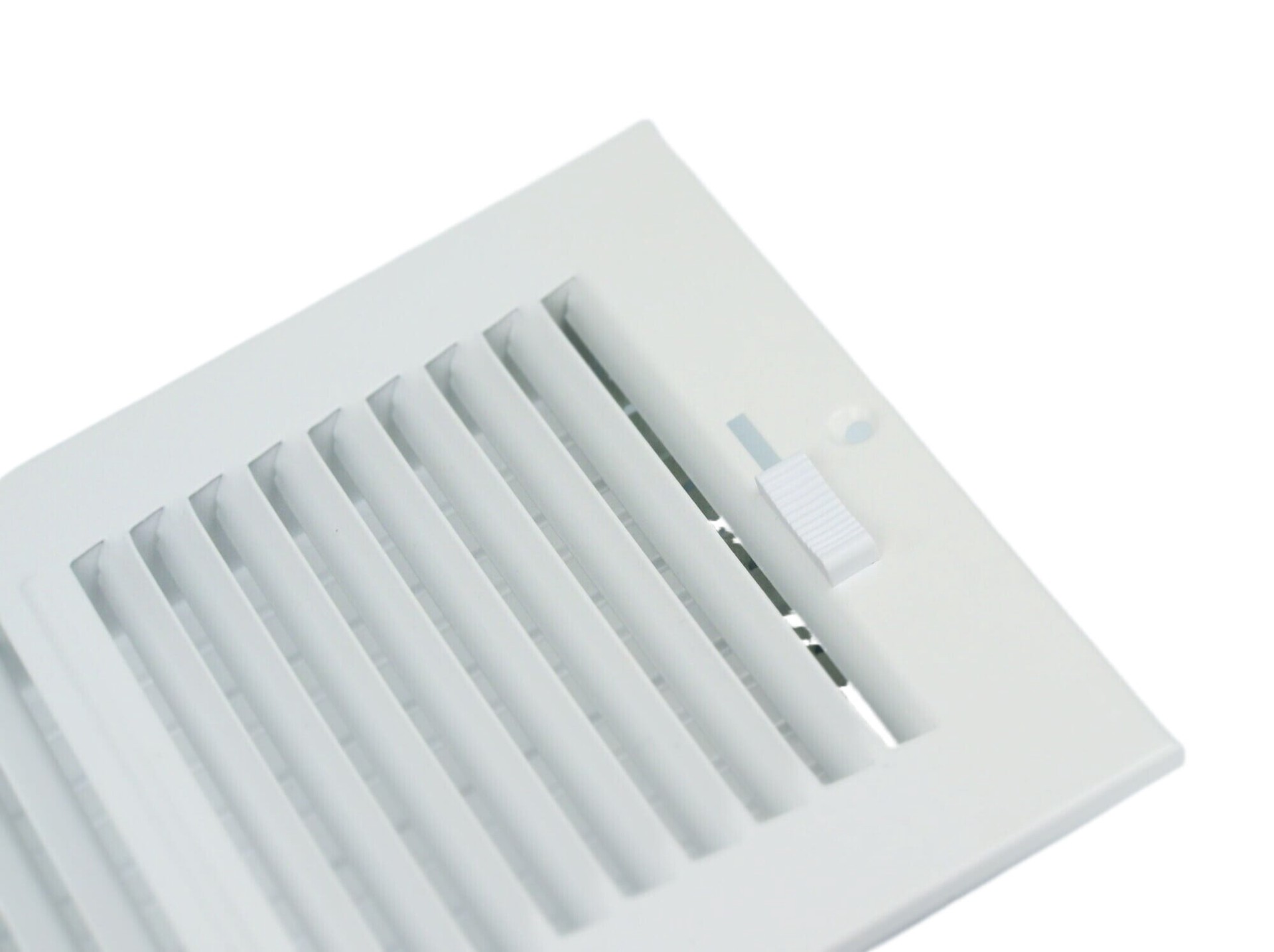 slide 4 of 6, RELIABILT 12-in x 4-in 2-way Steel White Sidewall/Ceiling Register, 1 ct