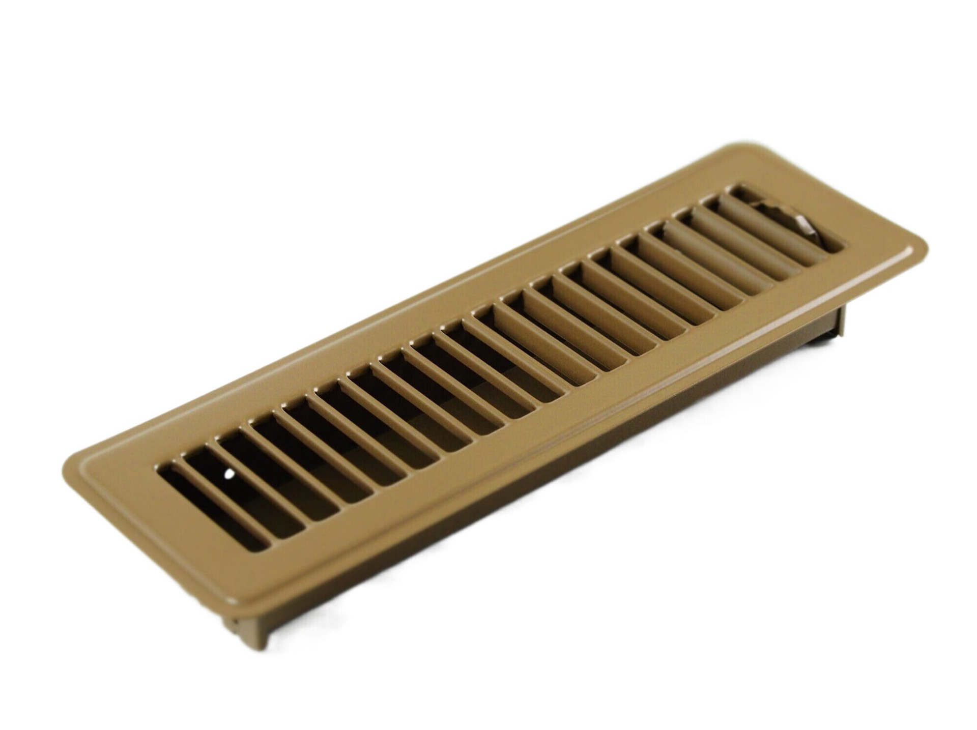 slide 3 of 6, RELIABILT 2-in x 10-in Steel Brown Floor Register, 1 ct