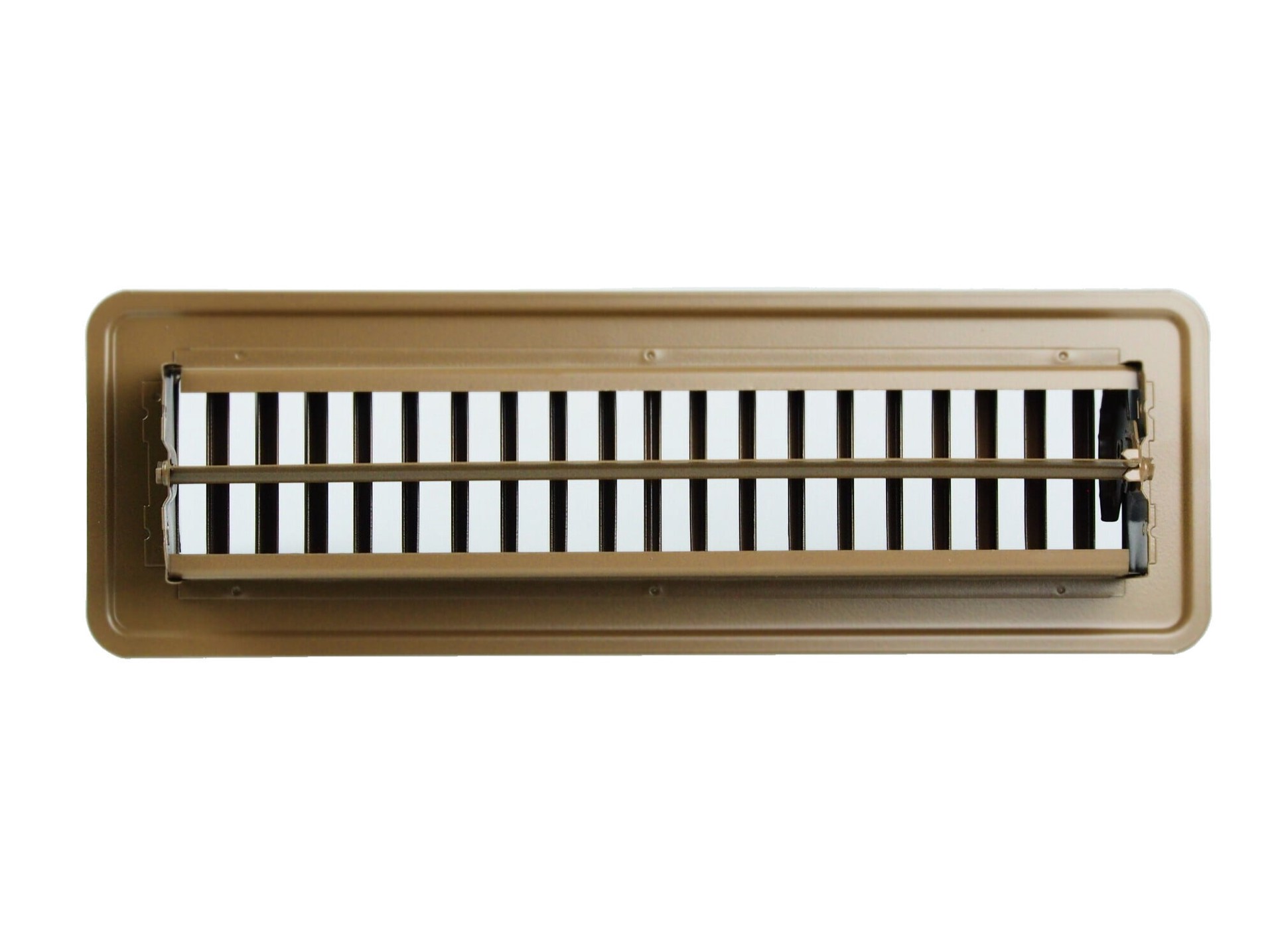 slide 5 of 6, RELIABILT 2-in x 10-in Steel Brown Floor Register, 1 ct