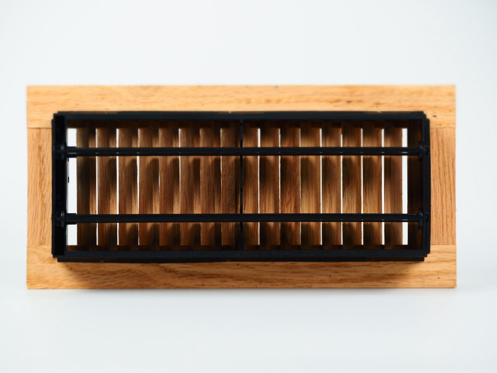 slide 6 of 6, allen + roth 4-in x 14-in 2-way Wood Light Oak Floor Register, 1 ct