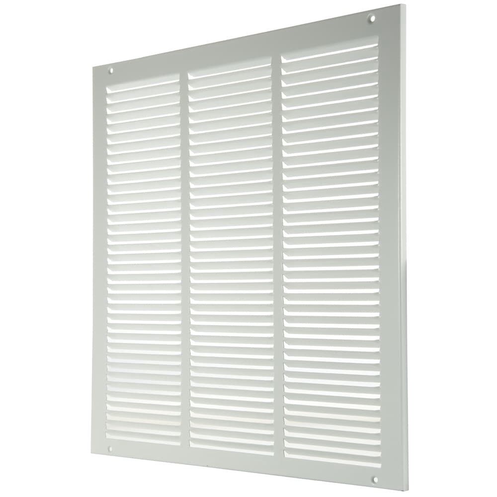 slide 2 of 6, RELIABILT 16-in x 16-in Steel White Sidewall/Ceiling Grille, 1 ct