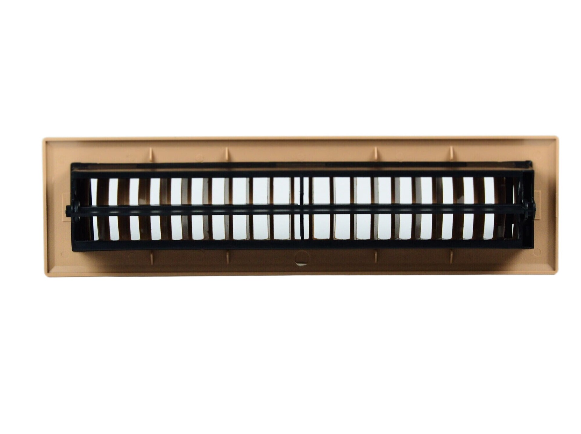 slide 4 of 6, RELIABILT 2-in x 12-in ABS resin Taupe Floor Register, 1 ct