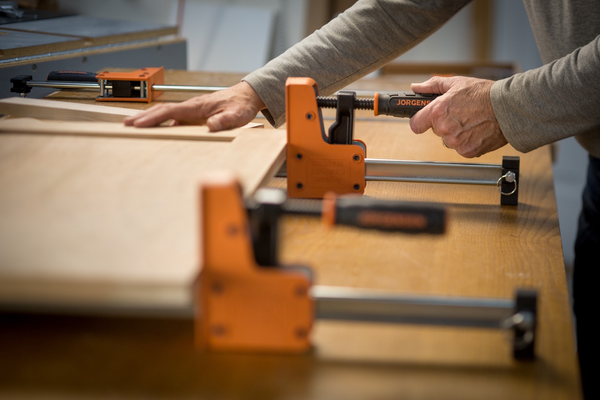 slide 4 of 5, Jorgensen 18-in Parallel Jaw Clamp, 1 ct