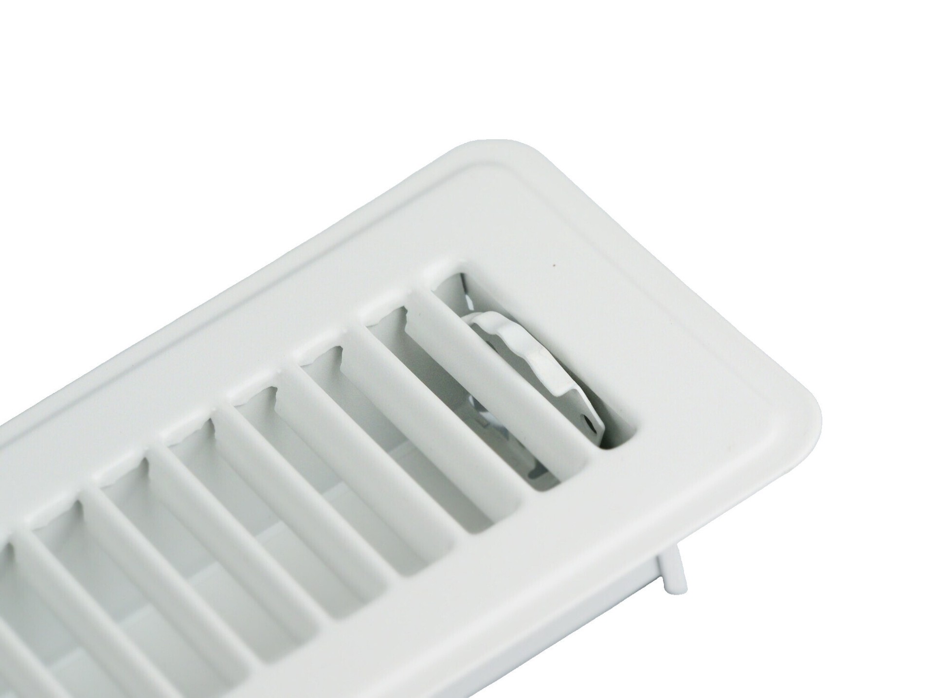 slide 5 of 6, RELIABILT 2-in x 12-in Steel White Floor Register, 1 ct