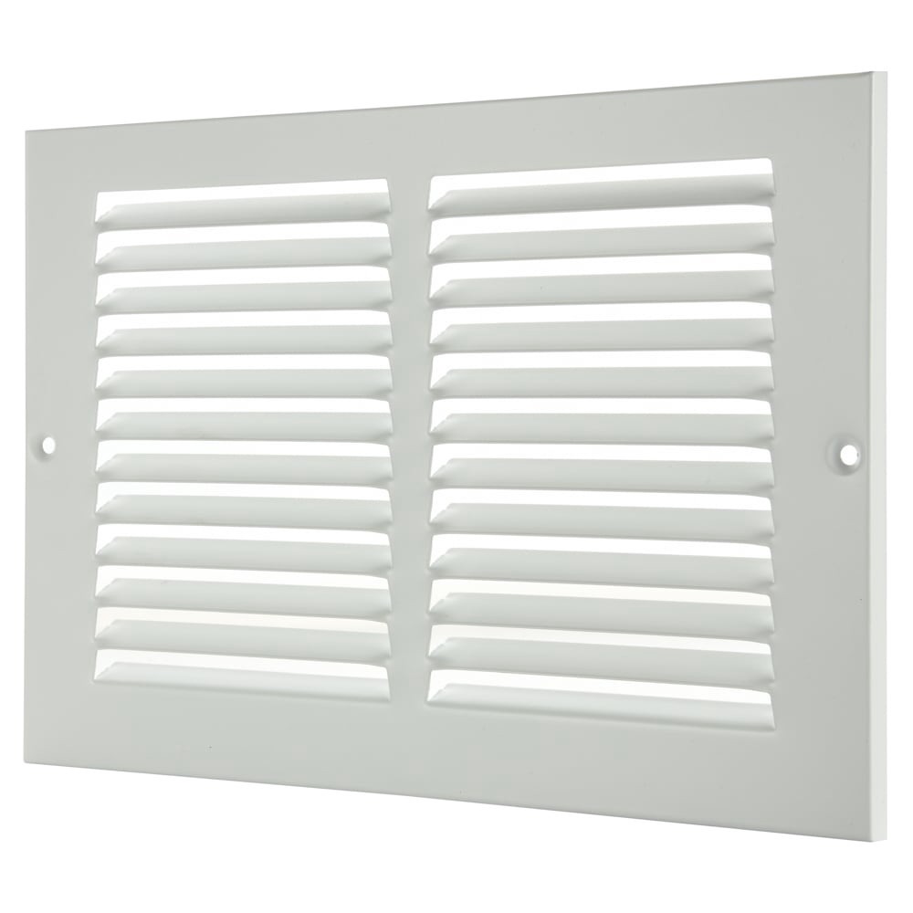 slide 2 of 6, RELIABILT 10-in x 6-in Steel White Sidewall/Ceiling Grille, 1 ct