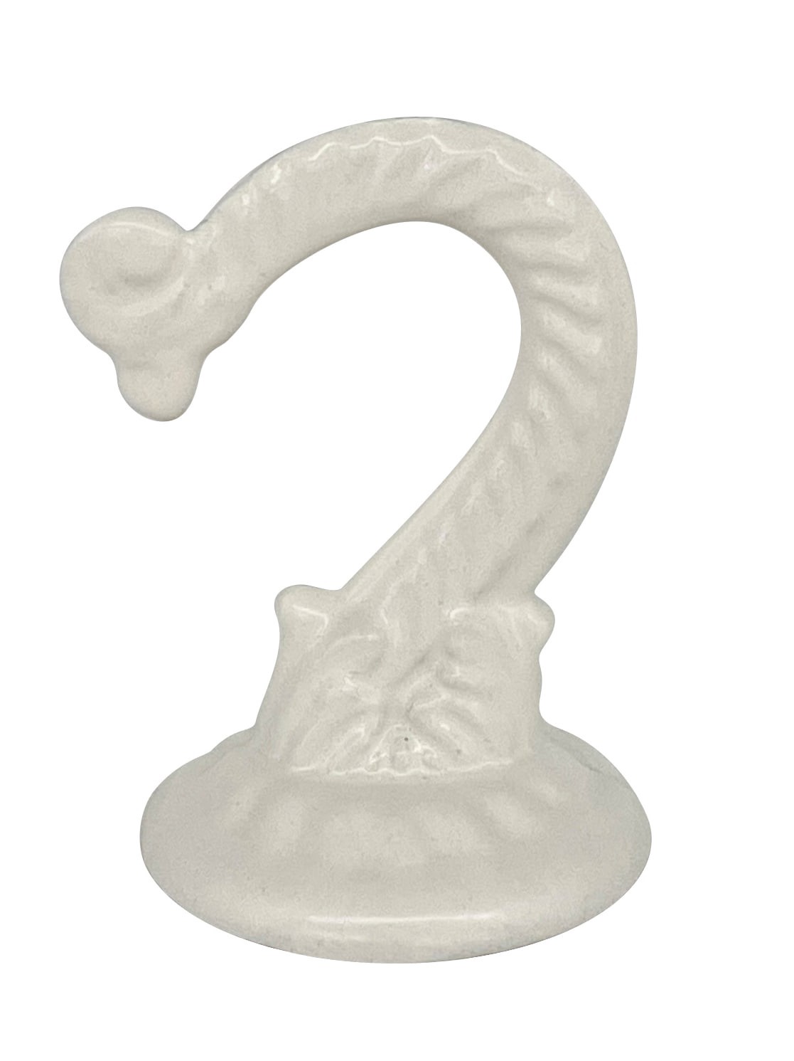 slide 1 of 6, Style Selections 1.5-in White Aluminum Traditional Plant hook(s), 1 ct