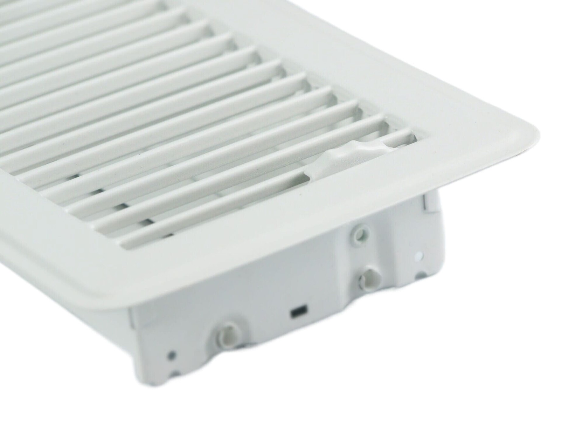 slide 6 of 6, RELIABILT 4-in x 10-in Steel White Floor Register, 1 ct