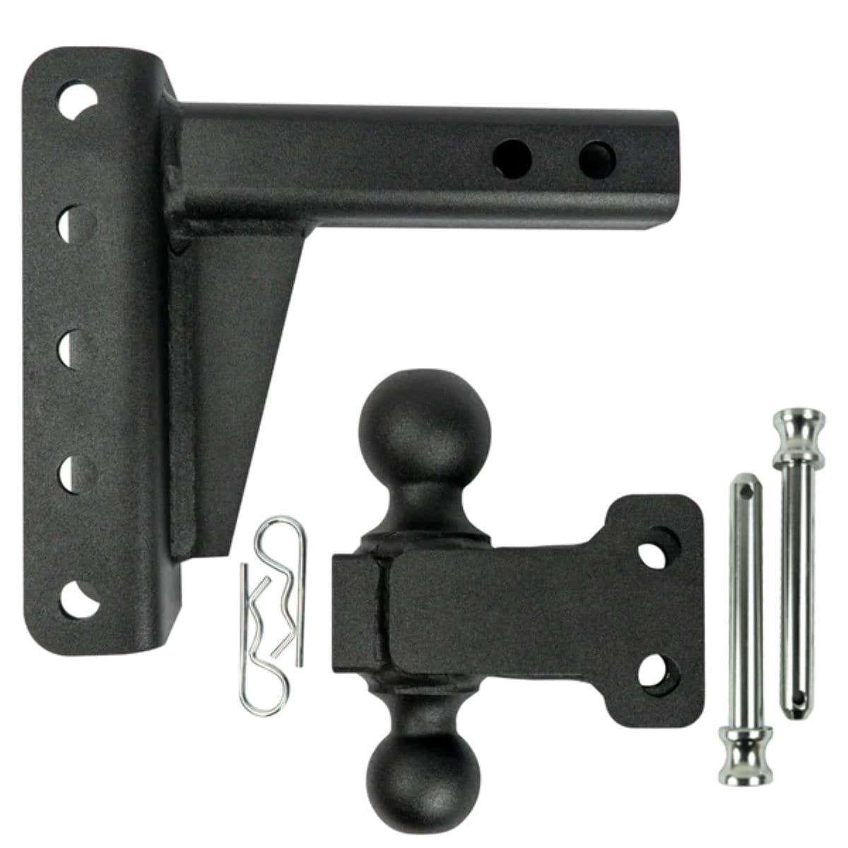 slide 5 of 6, BulletProof Hitches 4-in Drop 2-in Receiver Steel Interlocking Dual-Ball Mount, 1 ct