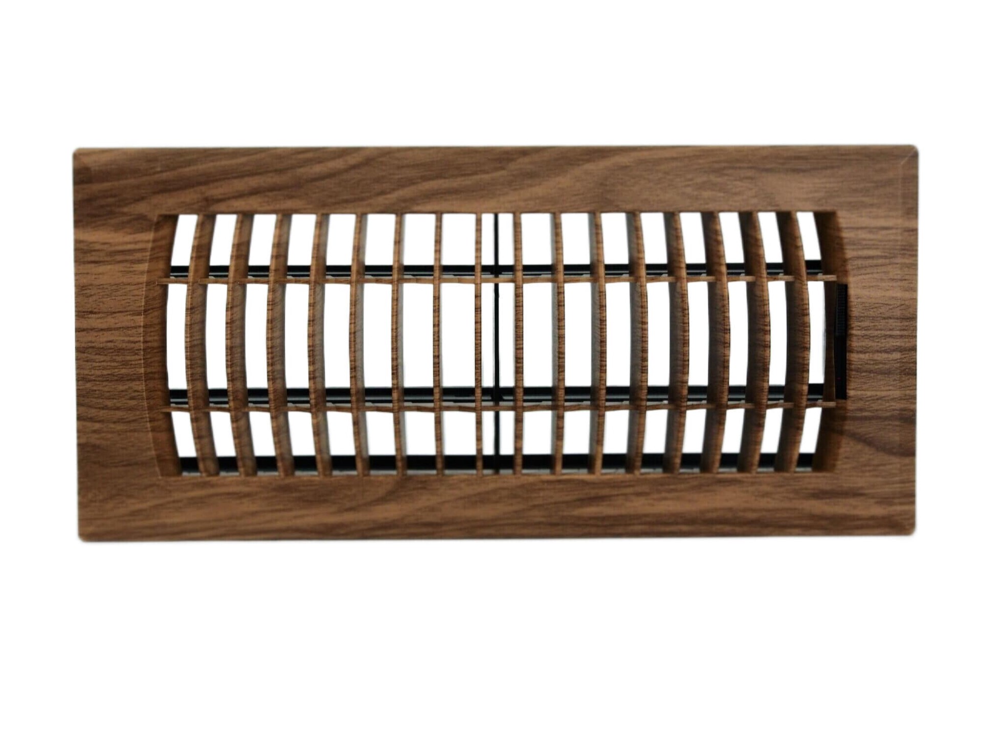 slide 2 of 6, allen + roth 4-in x 10-in ABS resin Mahogany Floor Register, 1 ct