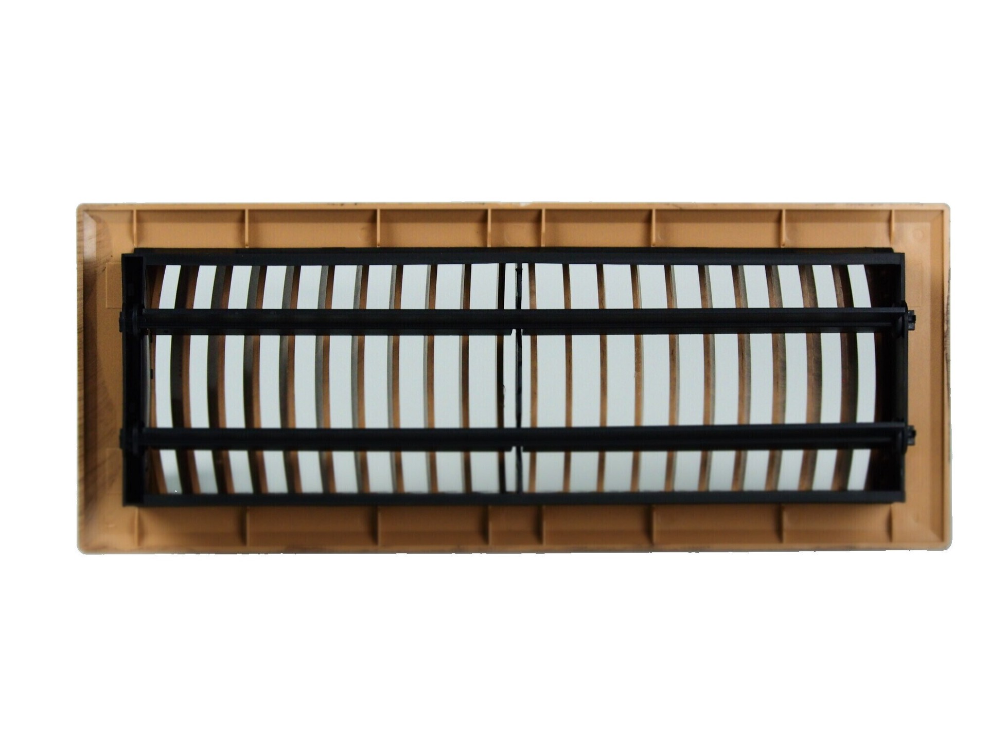 slide 5 of 6, allen + roth 4-in x 10-in ABS resin Mahogany Floor Register, 1 ct