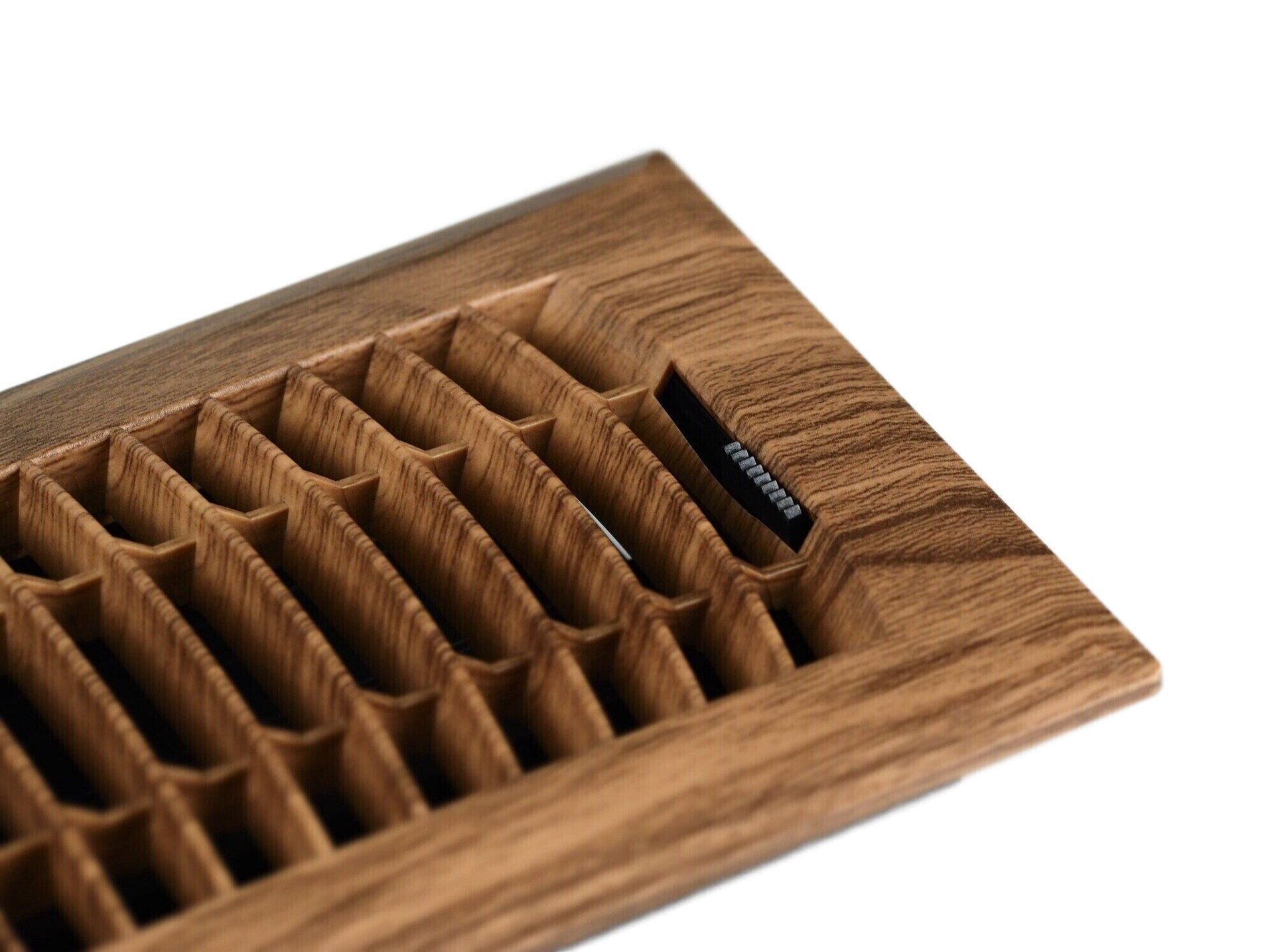 slide 6 of 6, allen + roth 4-in x 10-in ABS resin Mahogany Floor Register, 1 ct