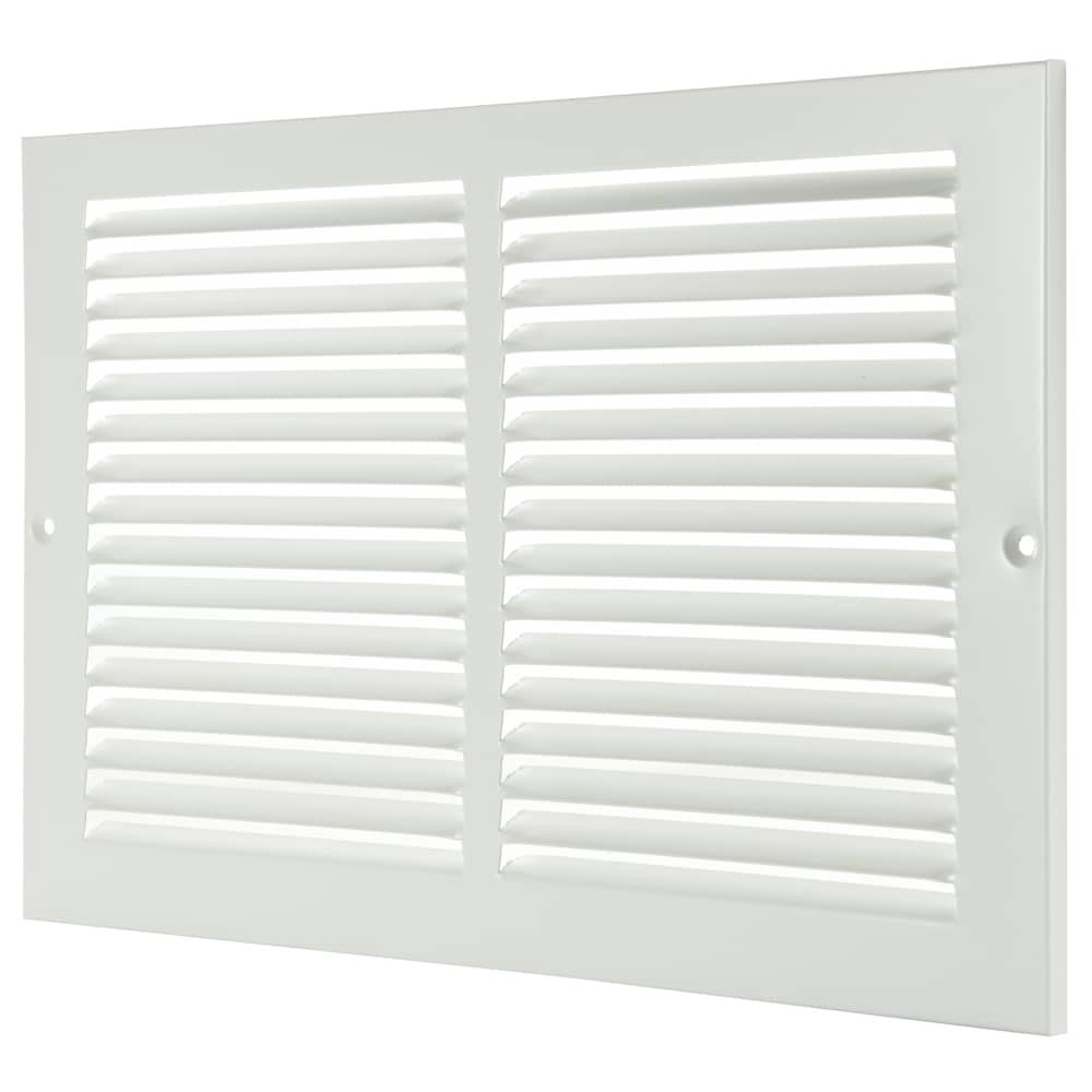 slide 2 of 6, RELIABILT 12-in x 6-in Steel White Sidewall/Ceiling Grille, 1 ct