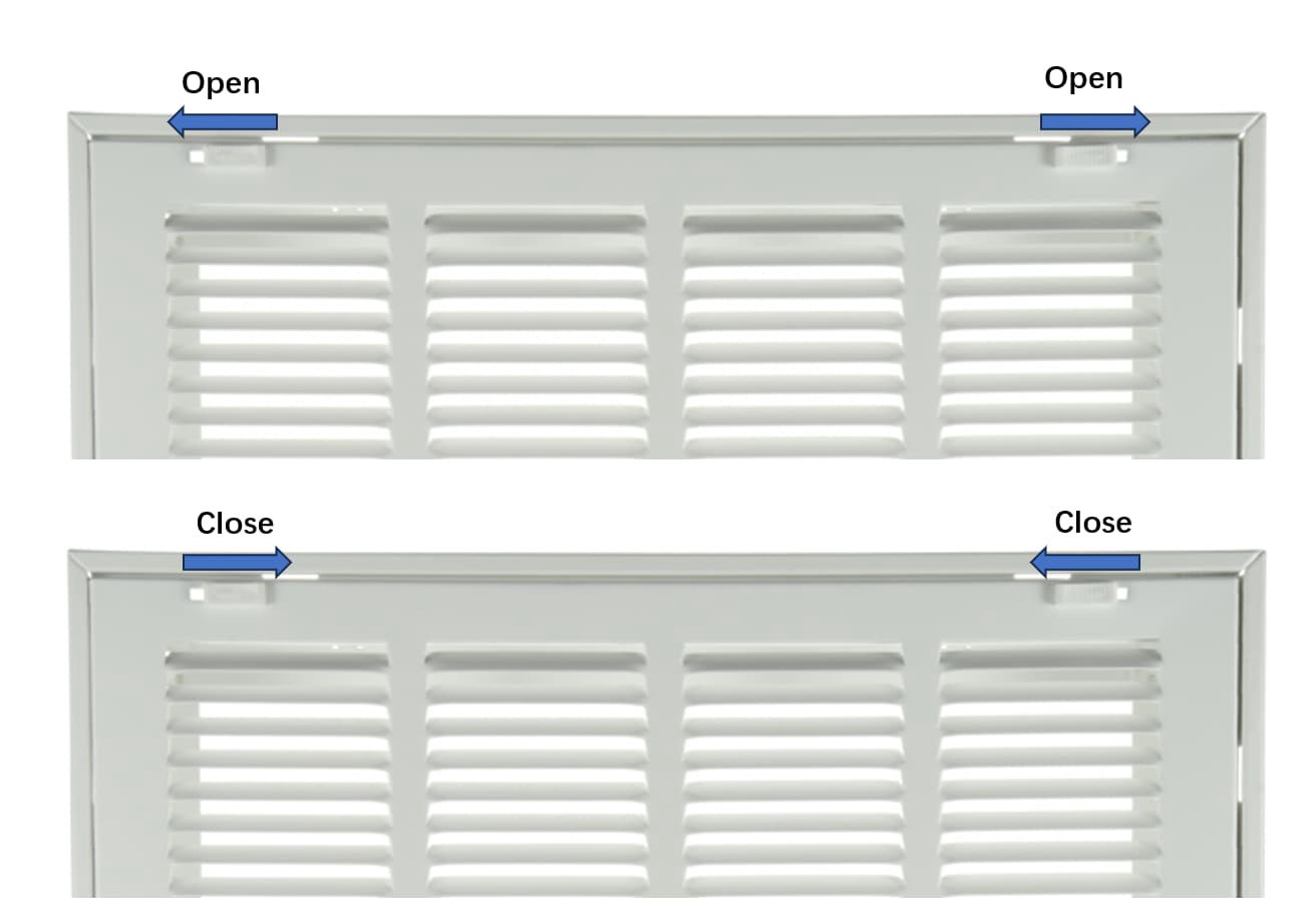 slide 4 of 6, RELIABILT 25-in x 14-in Steel White Sidewall/Ceiling Filter grille, 1 ct