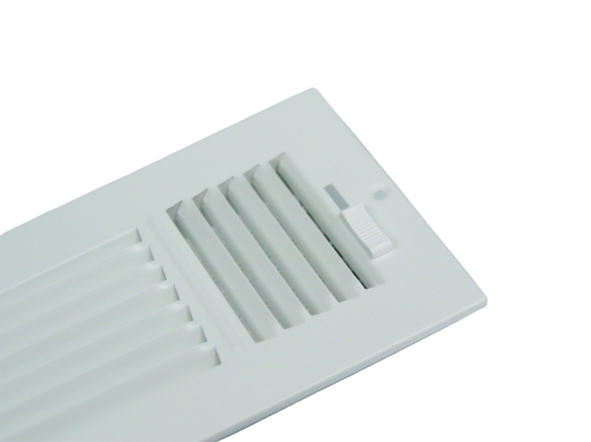 slide 5 of 6, RELIABILT 10-in x 4-in 3-way Steel White Sidewall/Ceiling Register, 1 ct