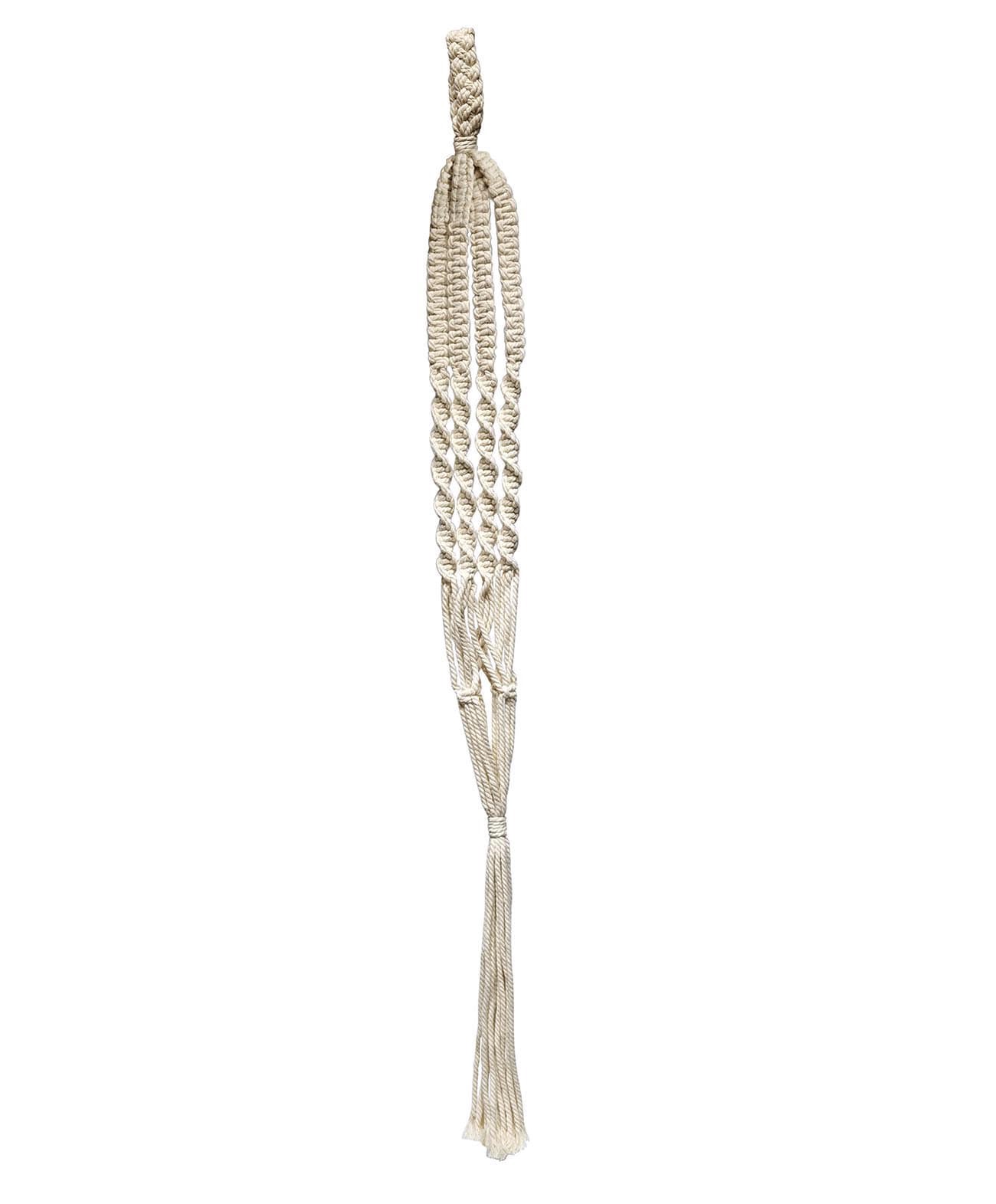 slide 4 of 5, allen + roth 43-in White Macrame Plant hook(s), 1 ct