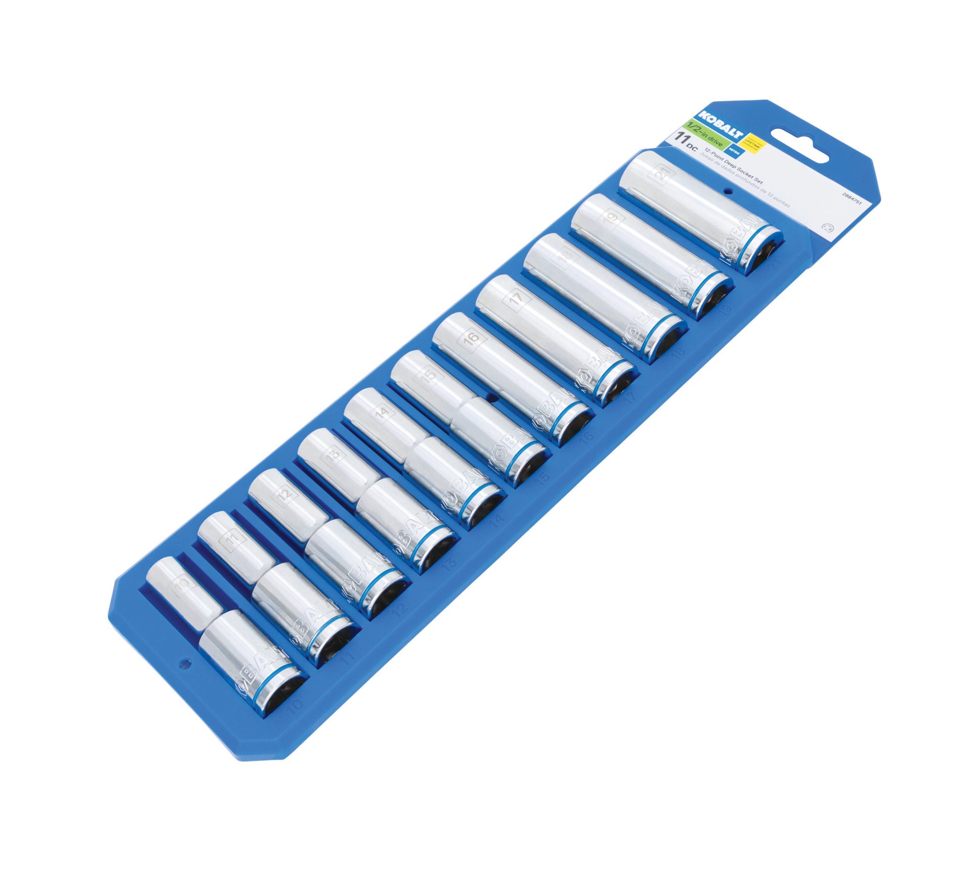 slide 2 of 6, Kobalt 1/2-in Drive Metric Deep Socket Set 11 -Pieces, 1 ct