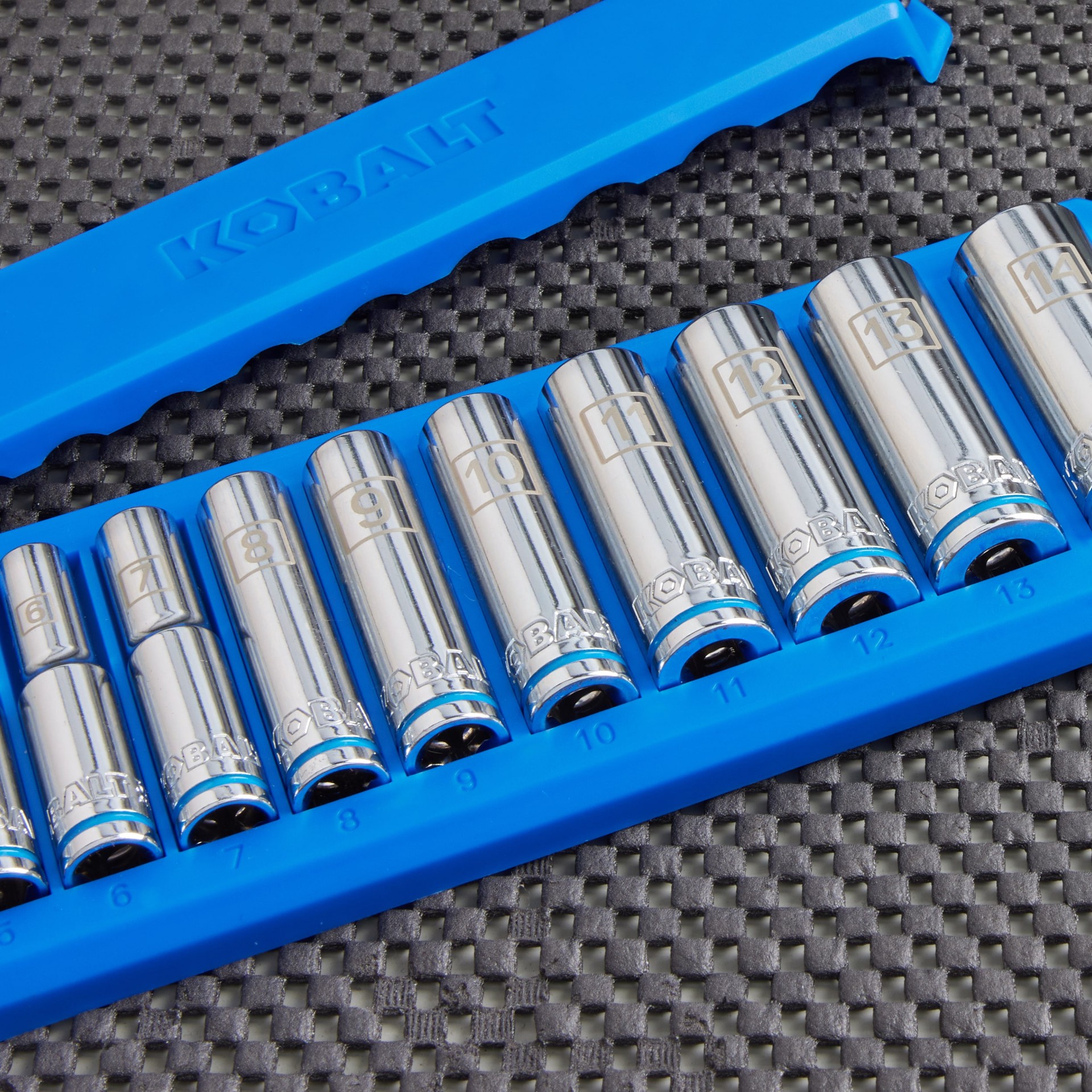 slide 3 of 6, Kobalt 1/4-in Drive Metric Deep Socket Set 10 -Pieces, 1 ct