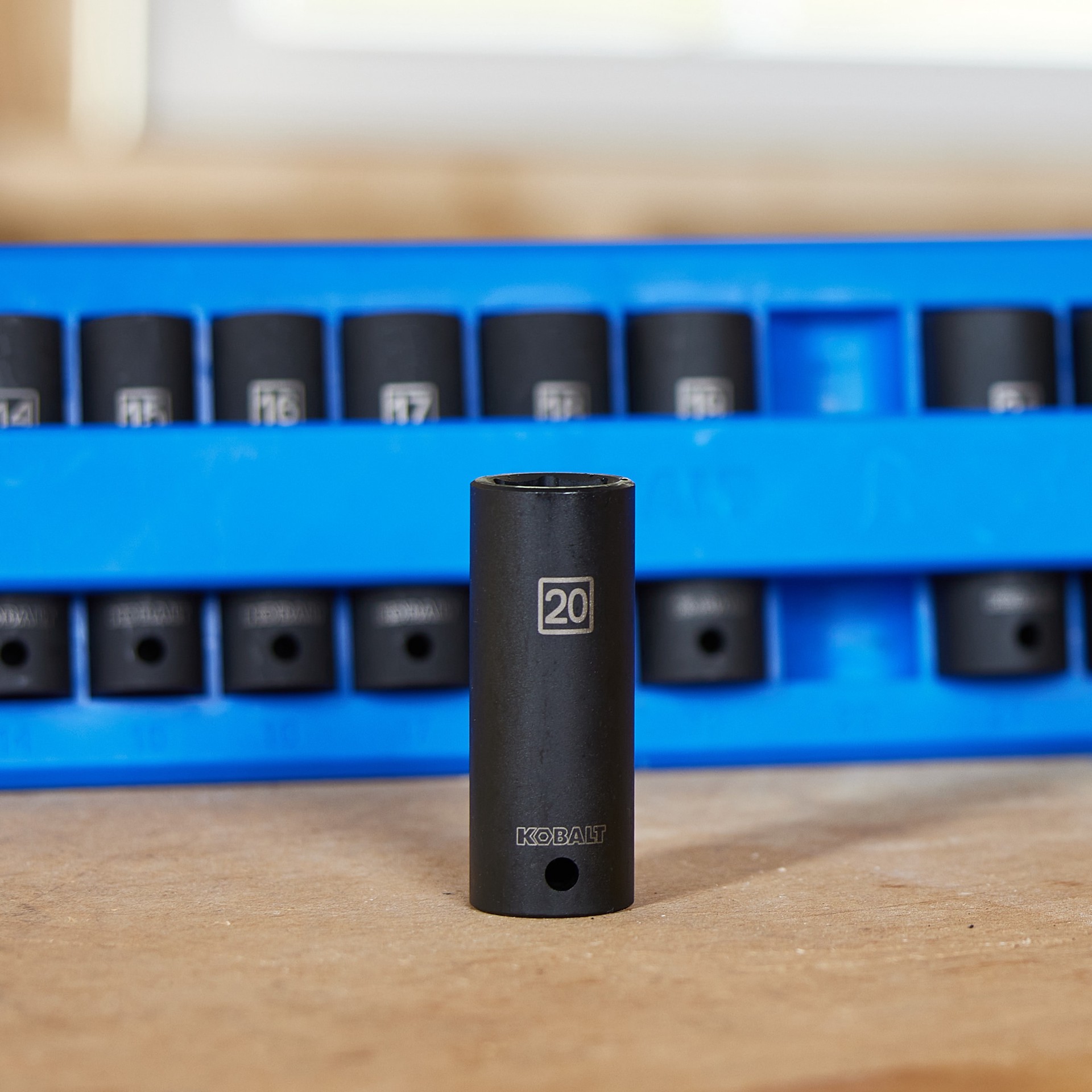 slide 2 of 6, Kobalt 16 -Piece Metric 1/2-in Drive Set 6-point Impact Socket Set, 1 ct