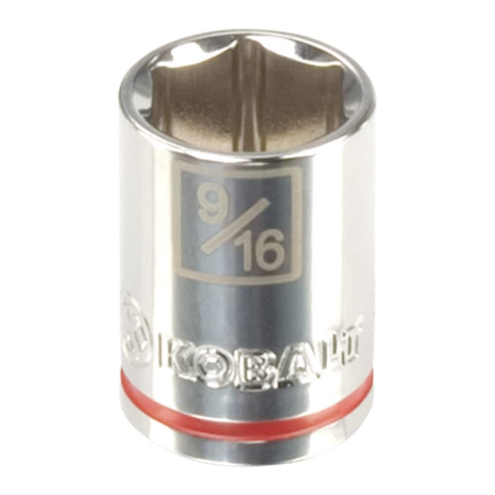 slide 2 of 6, Kobalt 3/8-in Drive Standard (SAE) Shallow Socket Set 11 -Pieces, 1 ct