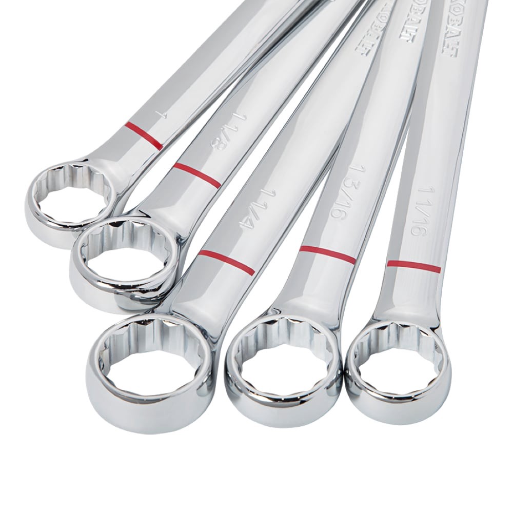 slide 3 of 6, Kobalt 5 -Piece Set 12-point Standard (SAE) Standard Combination Wrench (no case), 1 ct