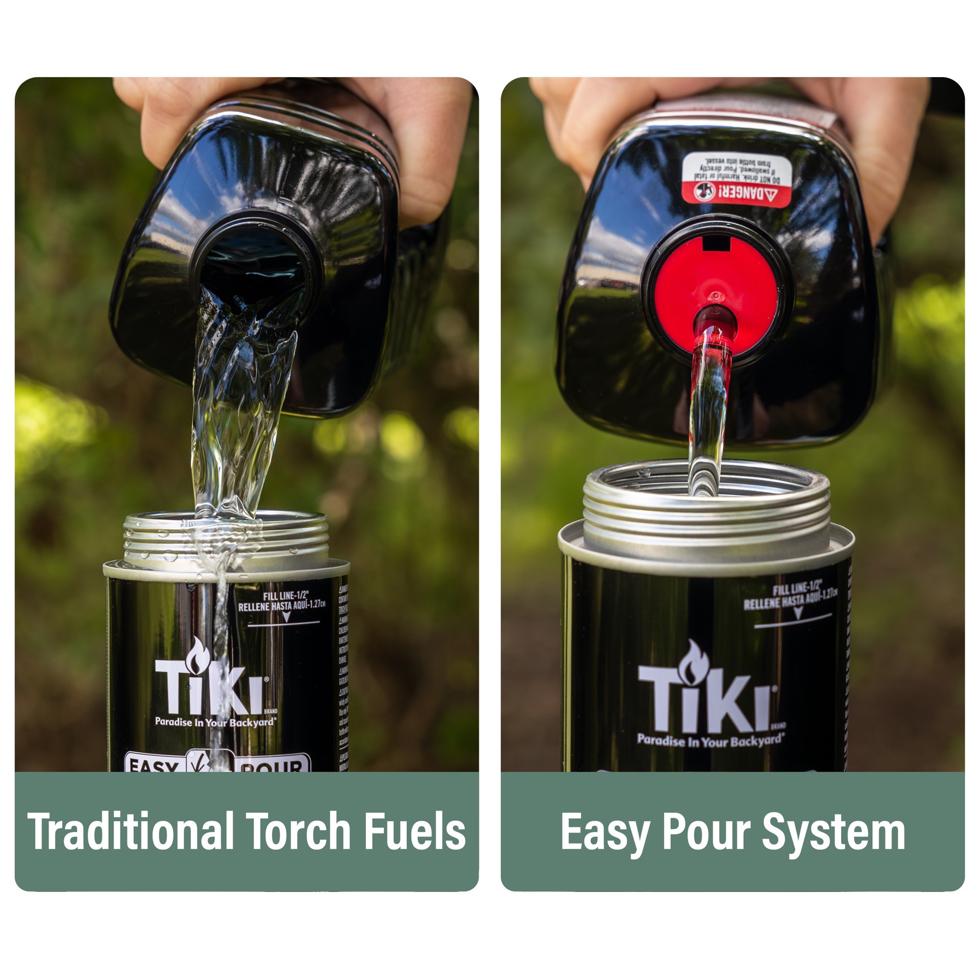 slide 4 of 6, TIKI 64-oz Brown Bottle with Fuel Citronella Torch Fuel, 1 ct