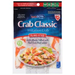 Trans-Ocean Crab Classic Flake Style Imitation Crab 8 oz