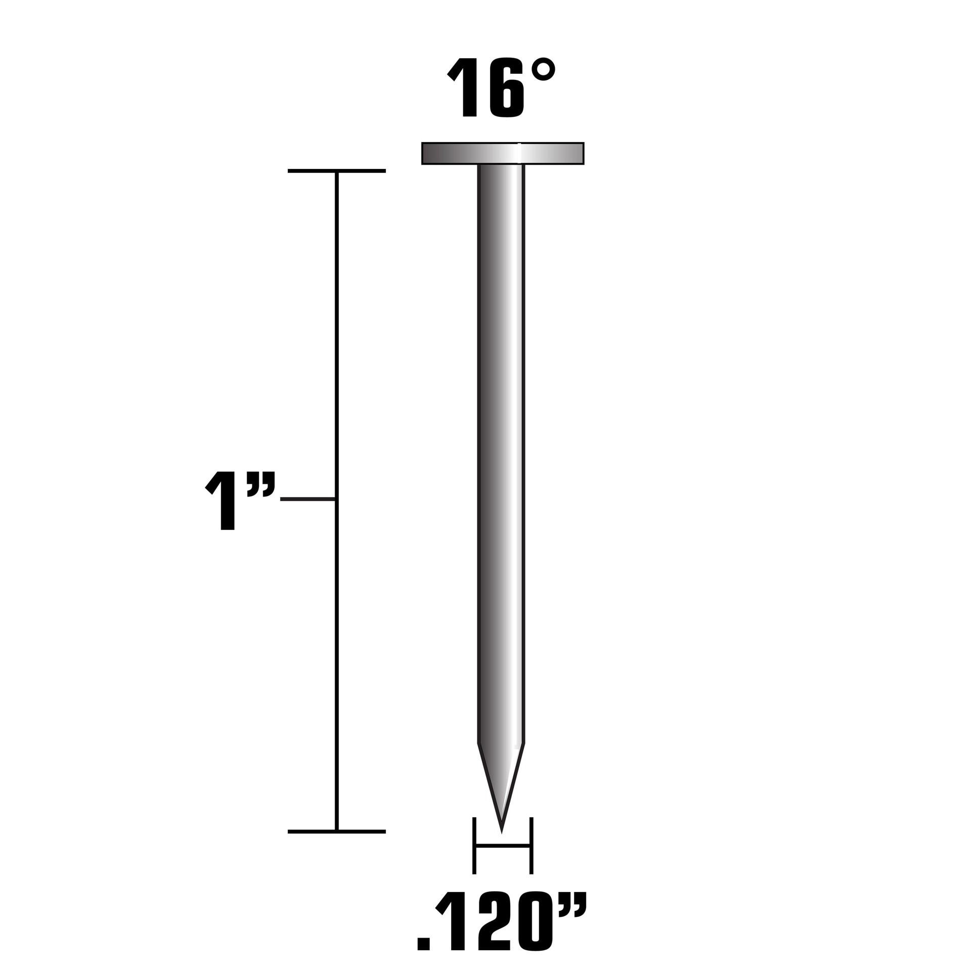 slide 2 of 5, Metabo HPT 1-in Smooth Shank Electro-galvanized Collated Coil Roofing Nails 7200 -Per Box, 1 ct