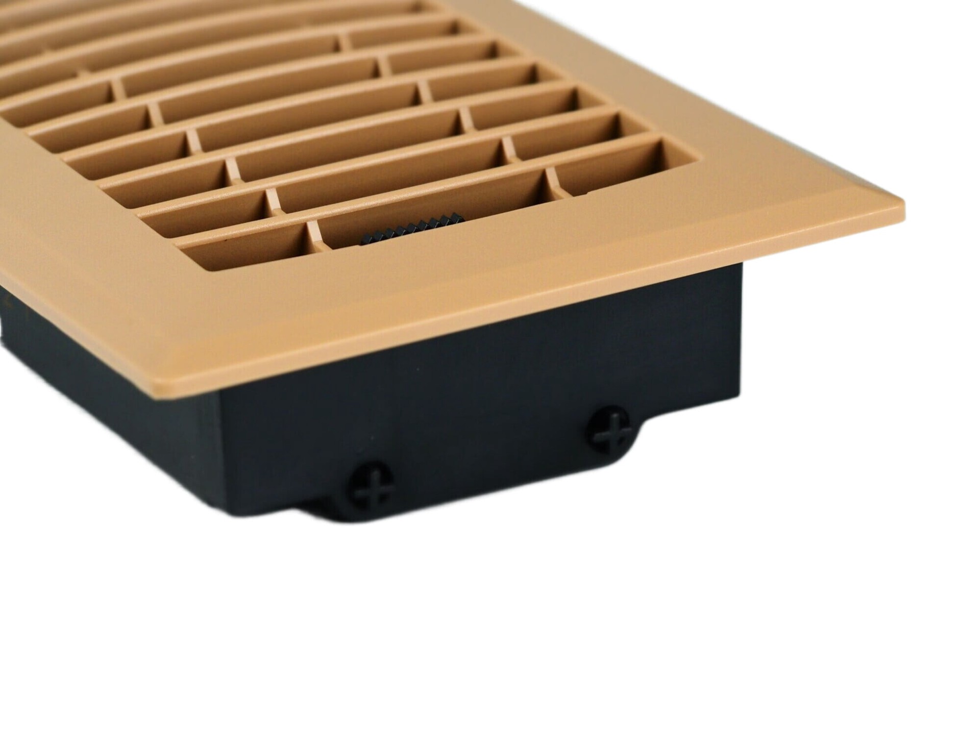 slide 6 of 6, RELIABILT 4-in x 8-in ABS resin Taupe Floor Register, 1 ct