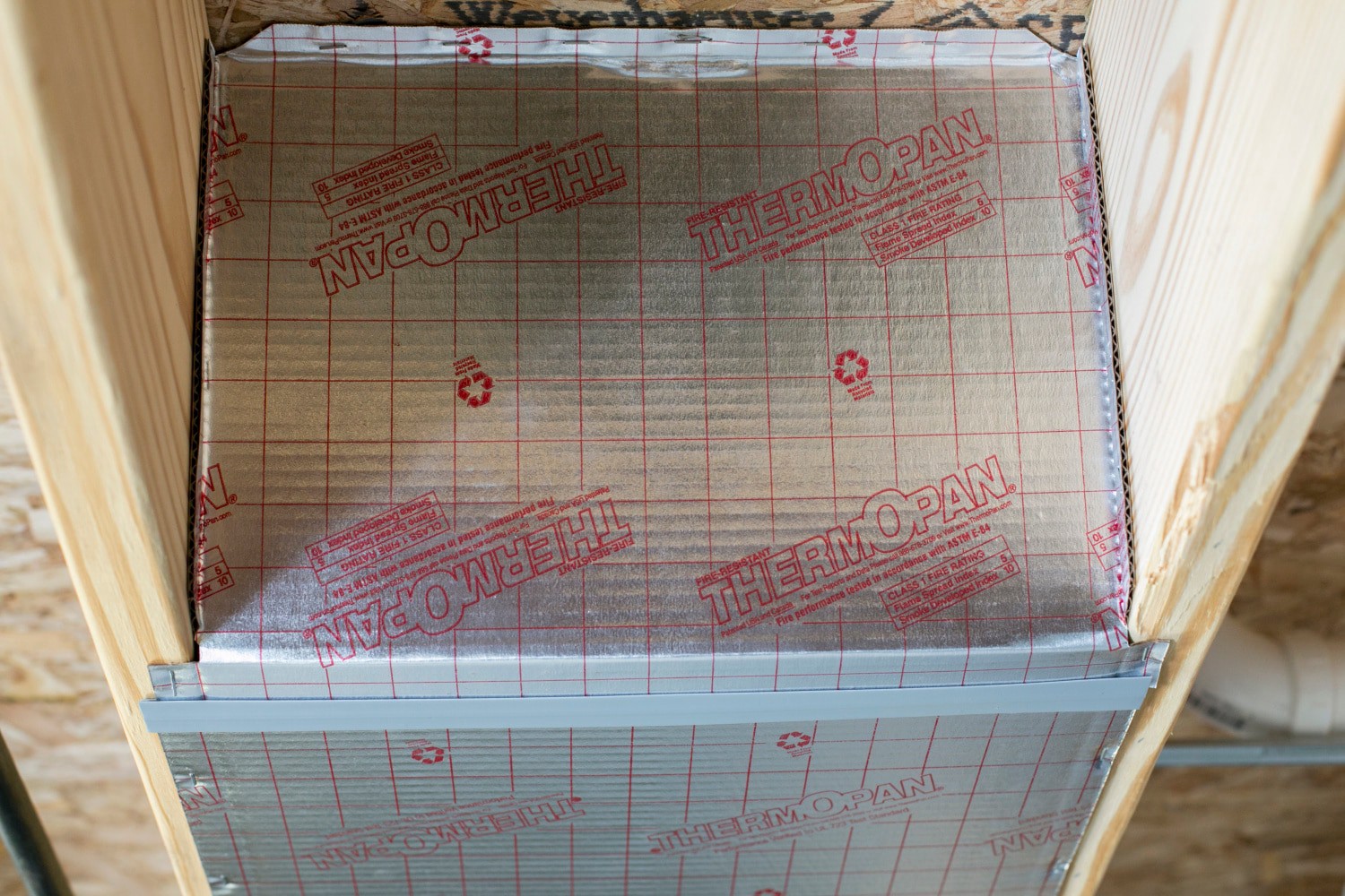 slide 3 of 6, IMPERIAL Aluminum-faced insulation Joist lining, 1 ct