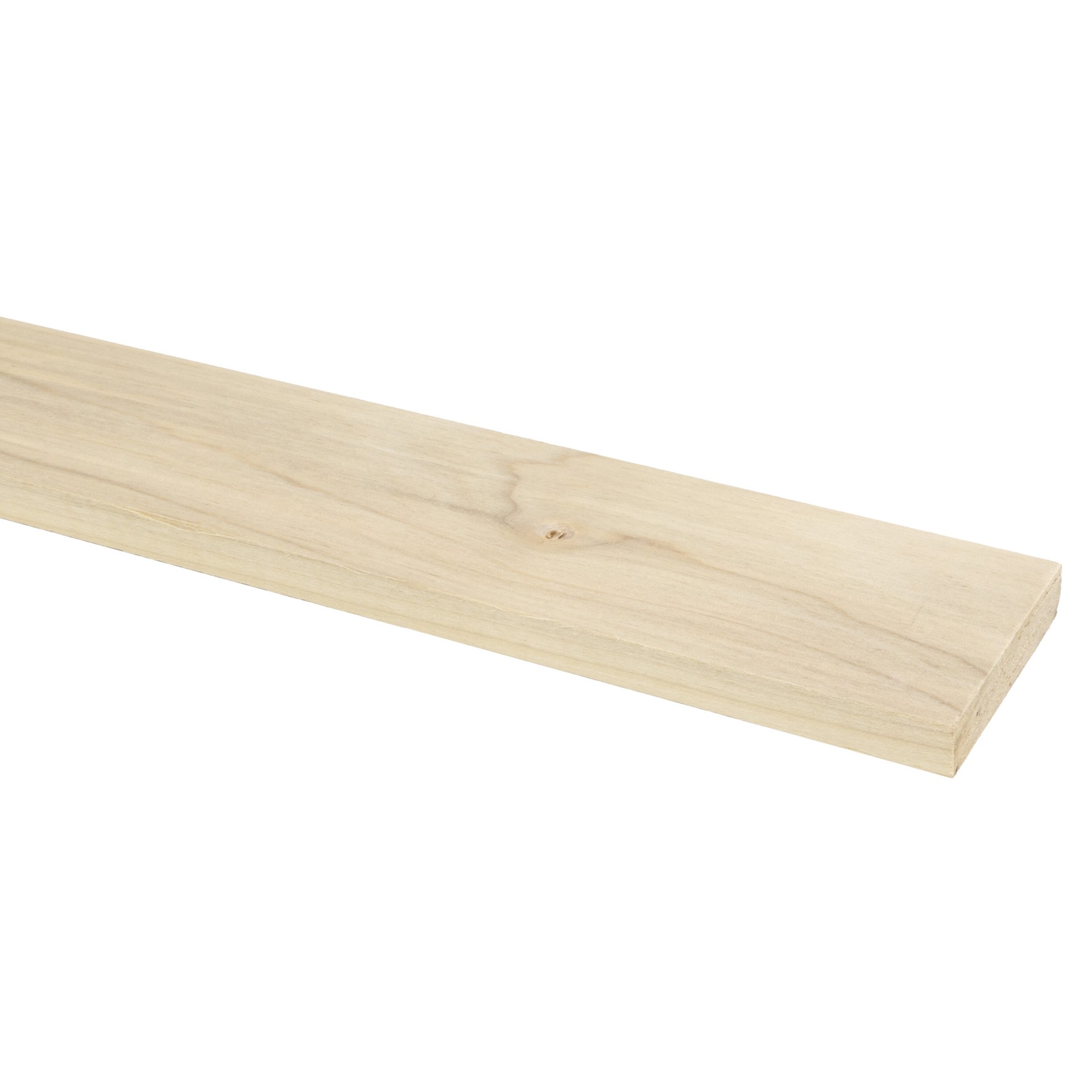 slide 1 of 6, RELIABILT 1/2-in x 3-in x 4-ft Unfinished FAS Better S4S Poplar Common Hardwood Board, 1 ct