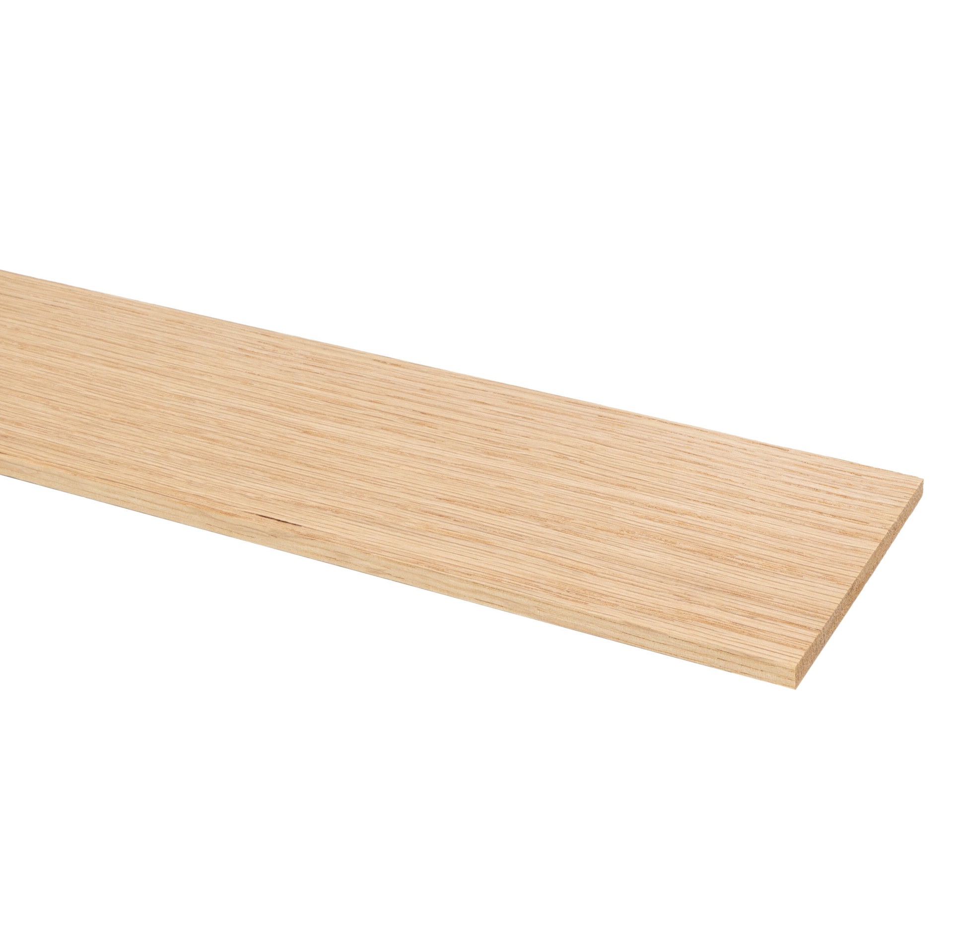 slide 1 of 6, RELIABILT 1/4-in x 4-in x 4-ft Unfinished FAS Better S4S Red oak Common Hardwood Board, 1 ct