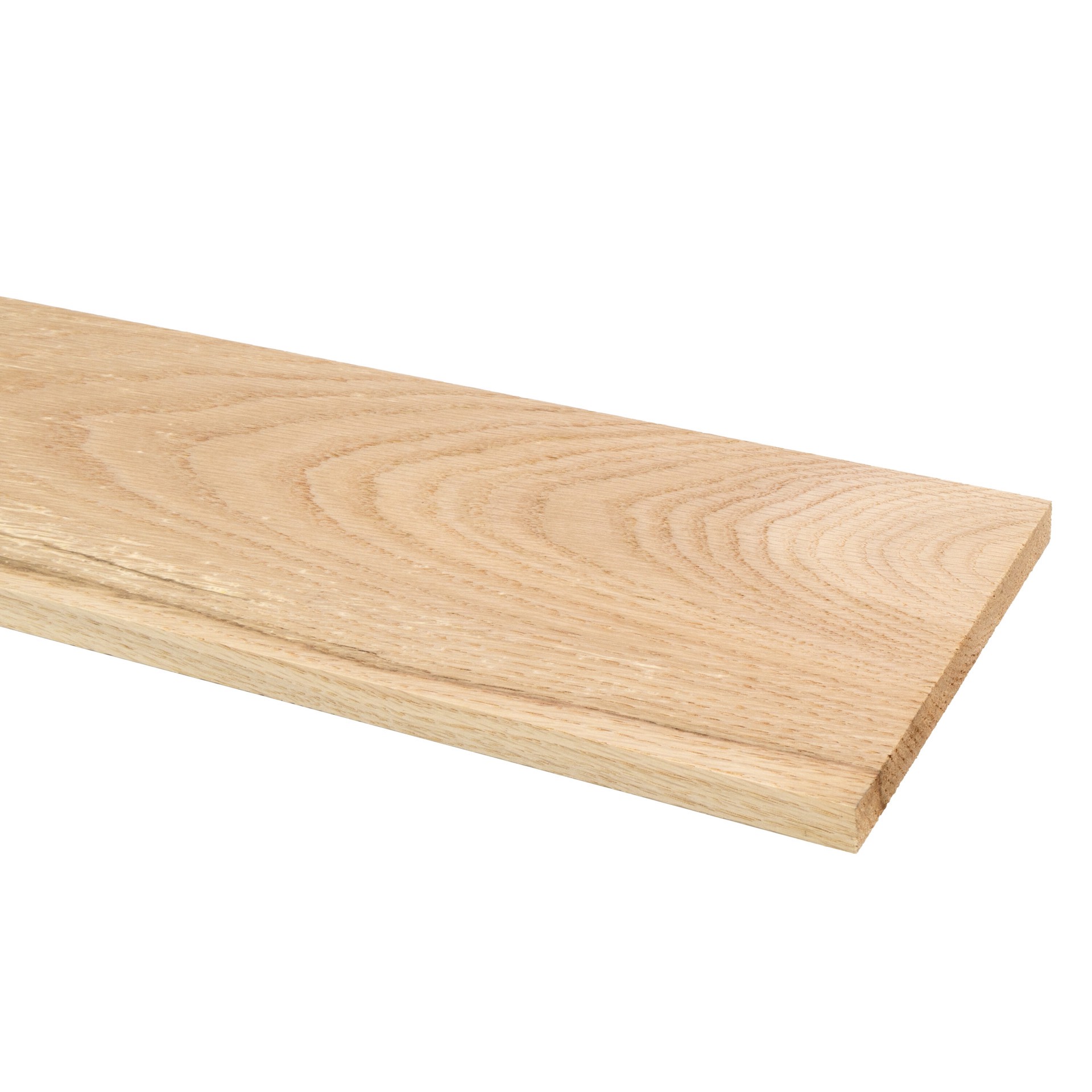 slide 1 of 6, RELIABILT 1/2-in x 6-in x 4-ft Unfinished FAS Better S4S Red oak Common Hardwood Board, 1 ct