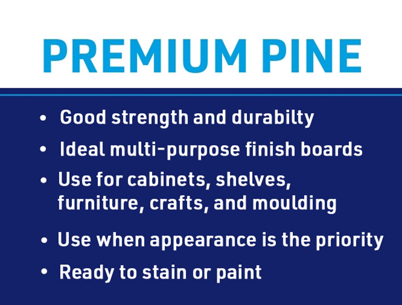 slide 6 of 6, RELIABILT 1-in x 8-in x 4-ft Unfinished Clear S4S Radiata pine Common Softwood Board, 1 ct