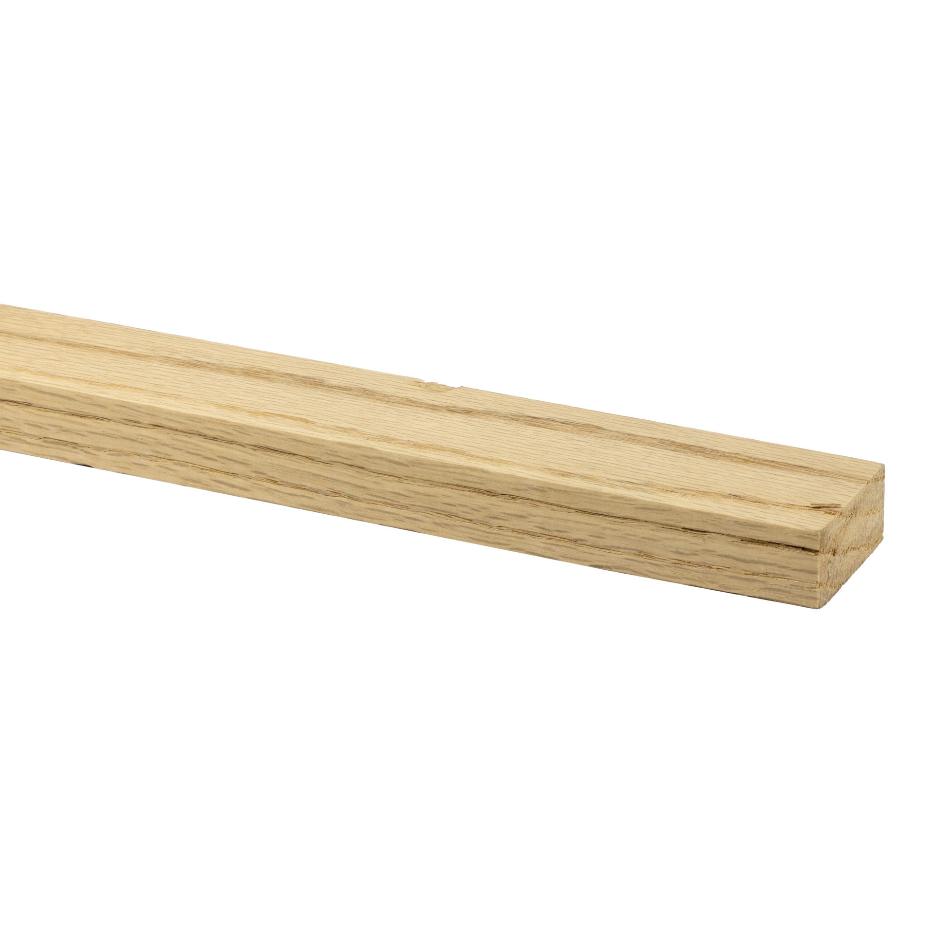 slide 1 of 6, RELIABILT 1-in x 2-in x 4-ft Unfinished FAS Better S4S Red oak Common Hardwood Board, 1 ct