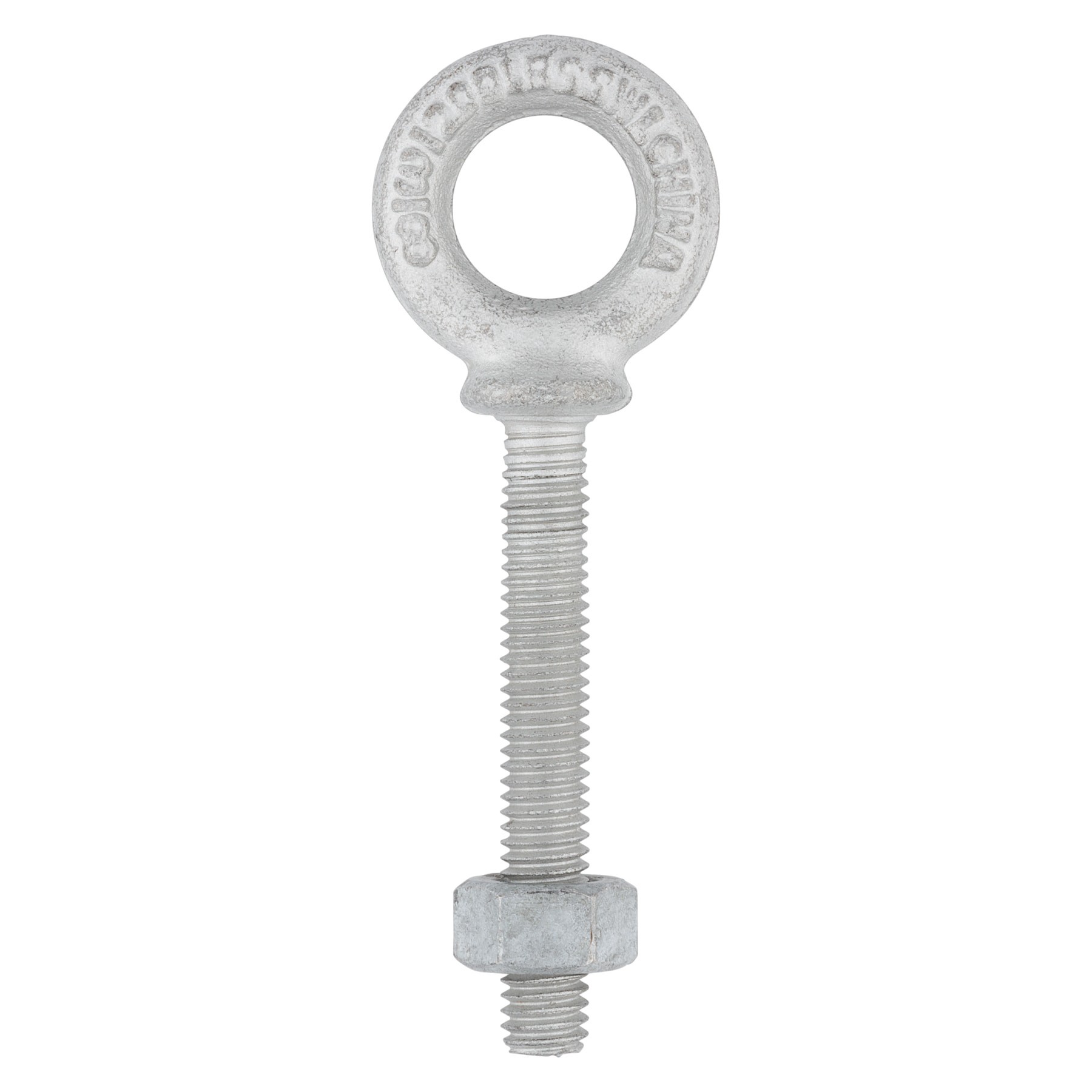 slide 2 of 5, National Hardware 3/8-in 3/8-in x 3-11/16-in Galvanized Interior/Exterior Coarse Thread Eye Bolt, 1 ct