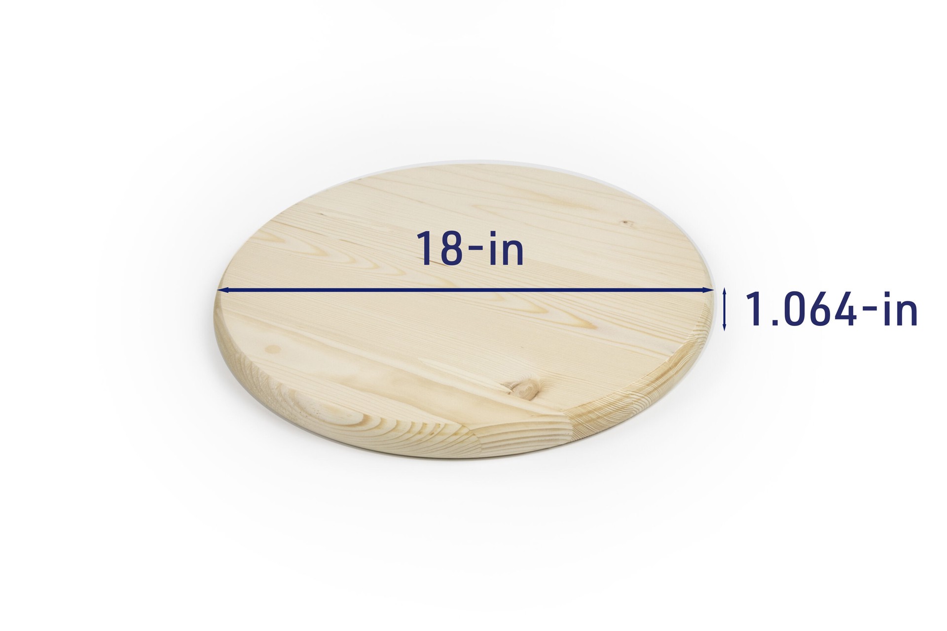 slide 6 of 6, RELIABILT 1-in x 18-in x Radius Edge Unfinished Stain grade S4S Pine Edge-glued Softwood Board, 1 ct