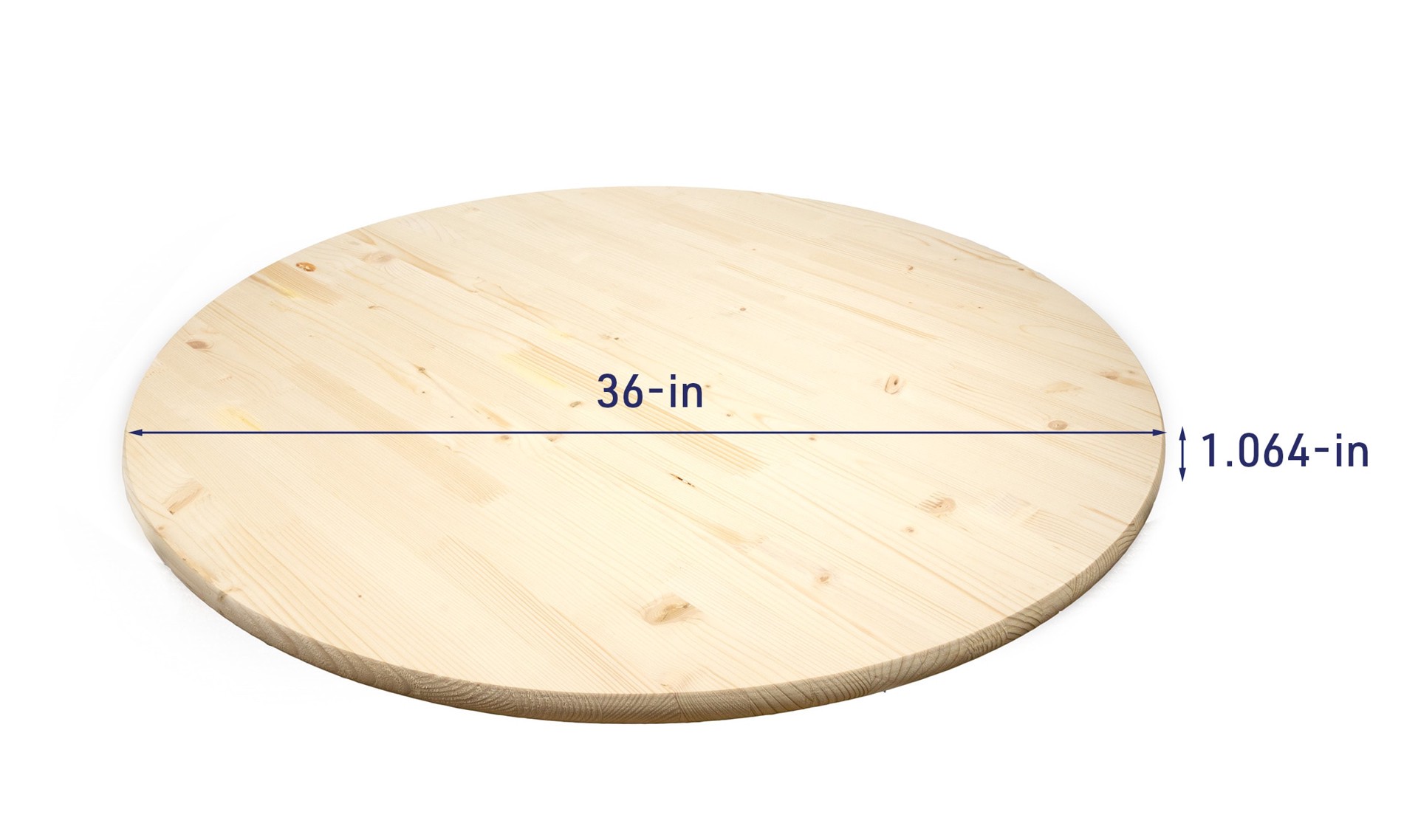slide 6 of 6, RELIABILT 1-in x 36-in x Radius Edge Unfinished Stain grade S4S Pine Edge-glued Softwood Board, 1 ct