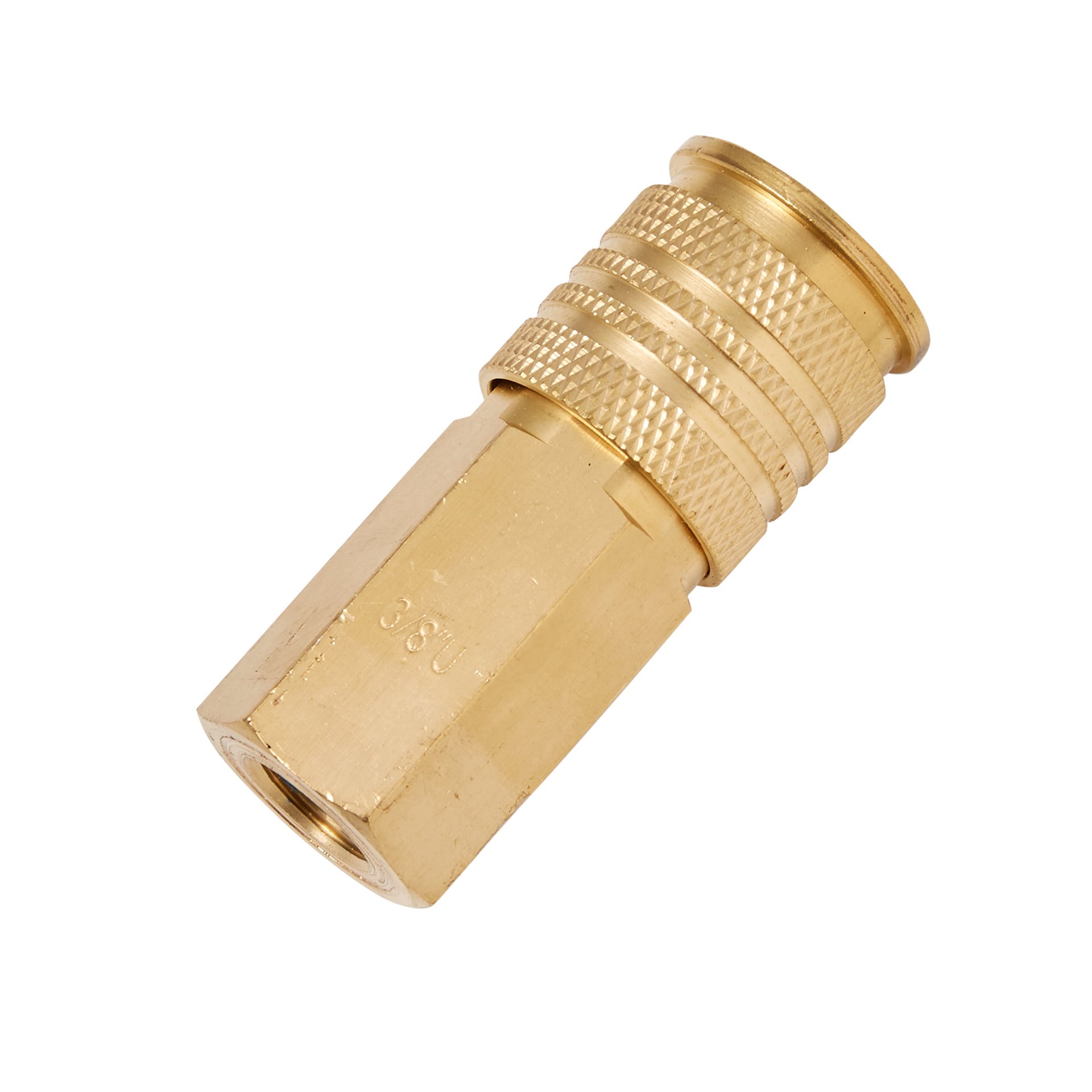 slide 2 of 6, Kobalt 3/8-in Brass Female Universal Coupler, 1 ct
